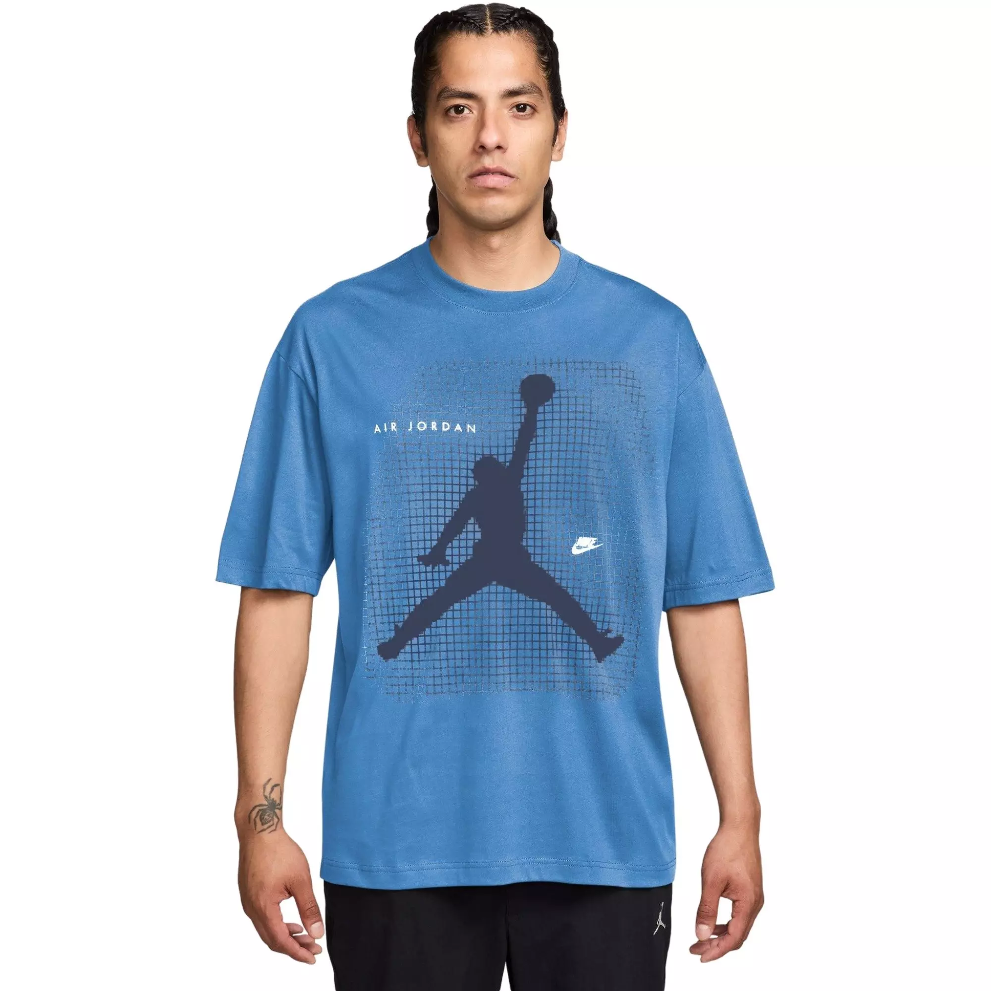 Jordan Men's Swoosh Graphic Tee - BLUE