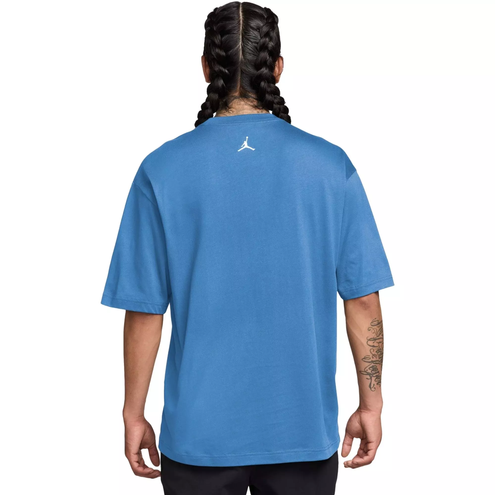 Jordan Men's Swoosh Graphic Tee - BLUE