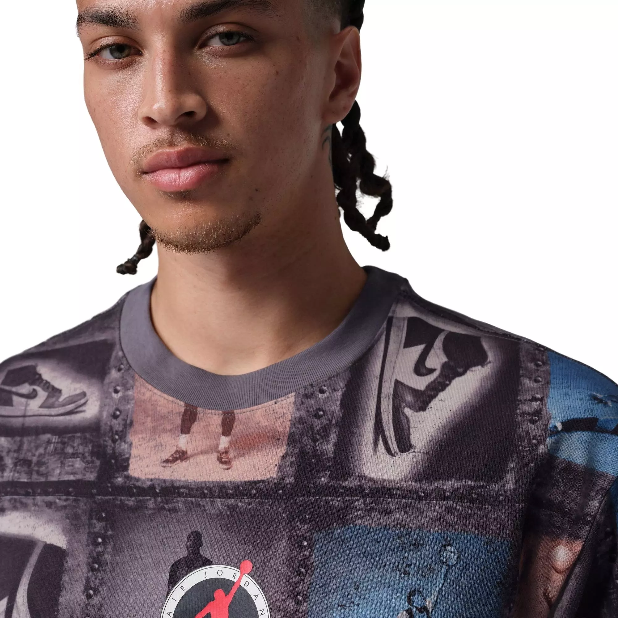 Jordan Men's Flight Club Printed Tee - MULTI-COLOR