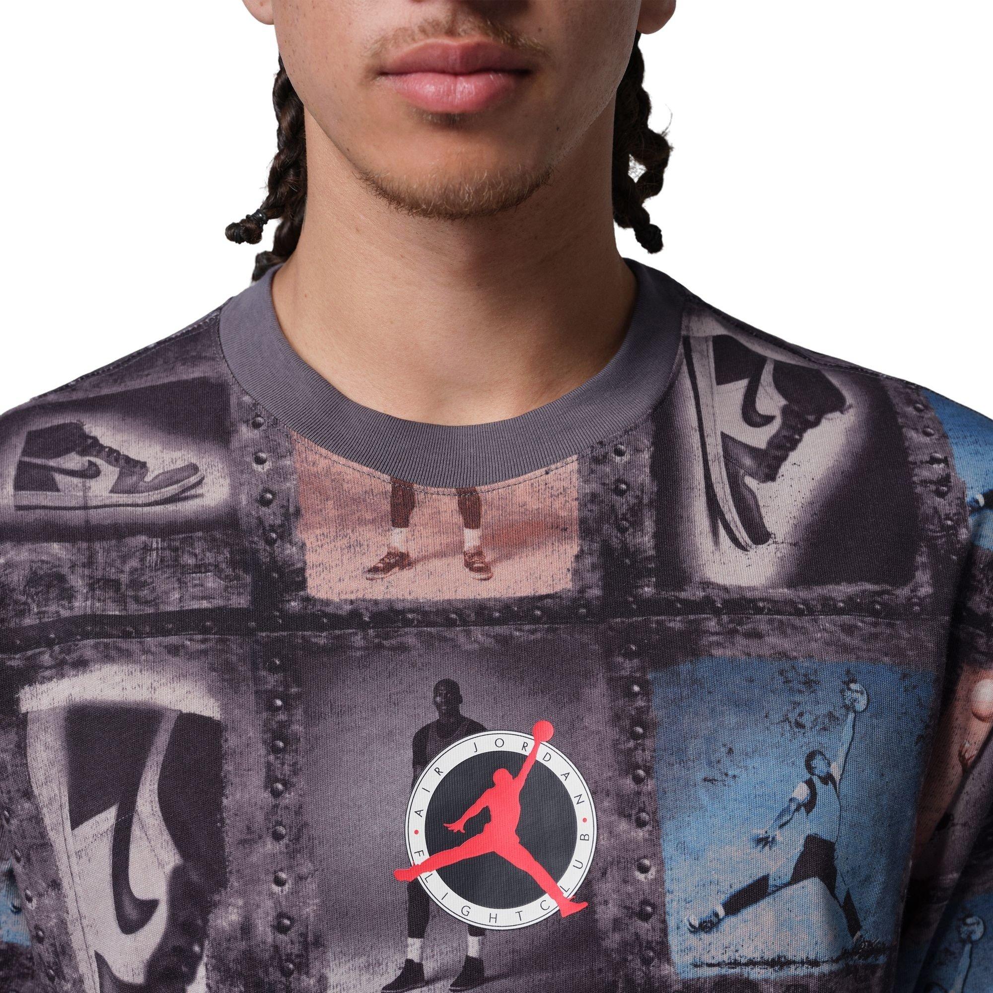 Jordan Men's Flight Club Printed Tee - MULTI-COLOR Thumbnail View 4