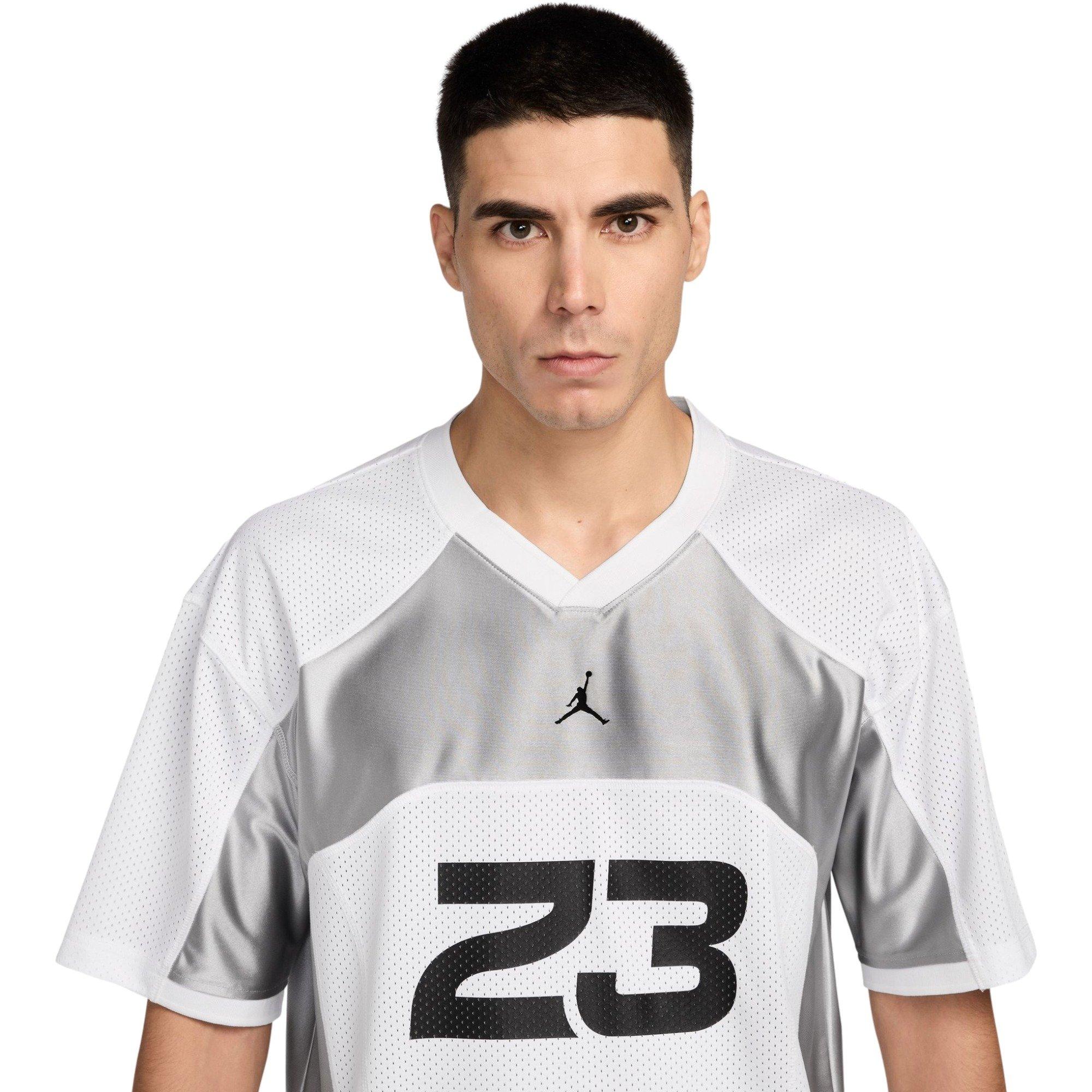 Jordan Men's Flight Jersey Top - GREY Thumbnail View 3