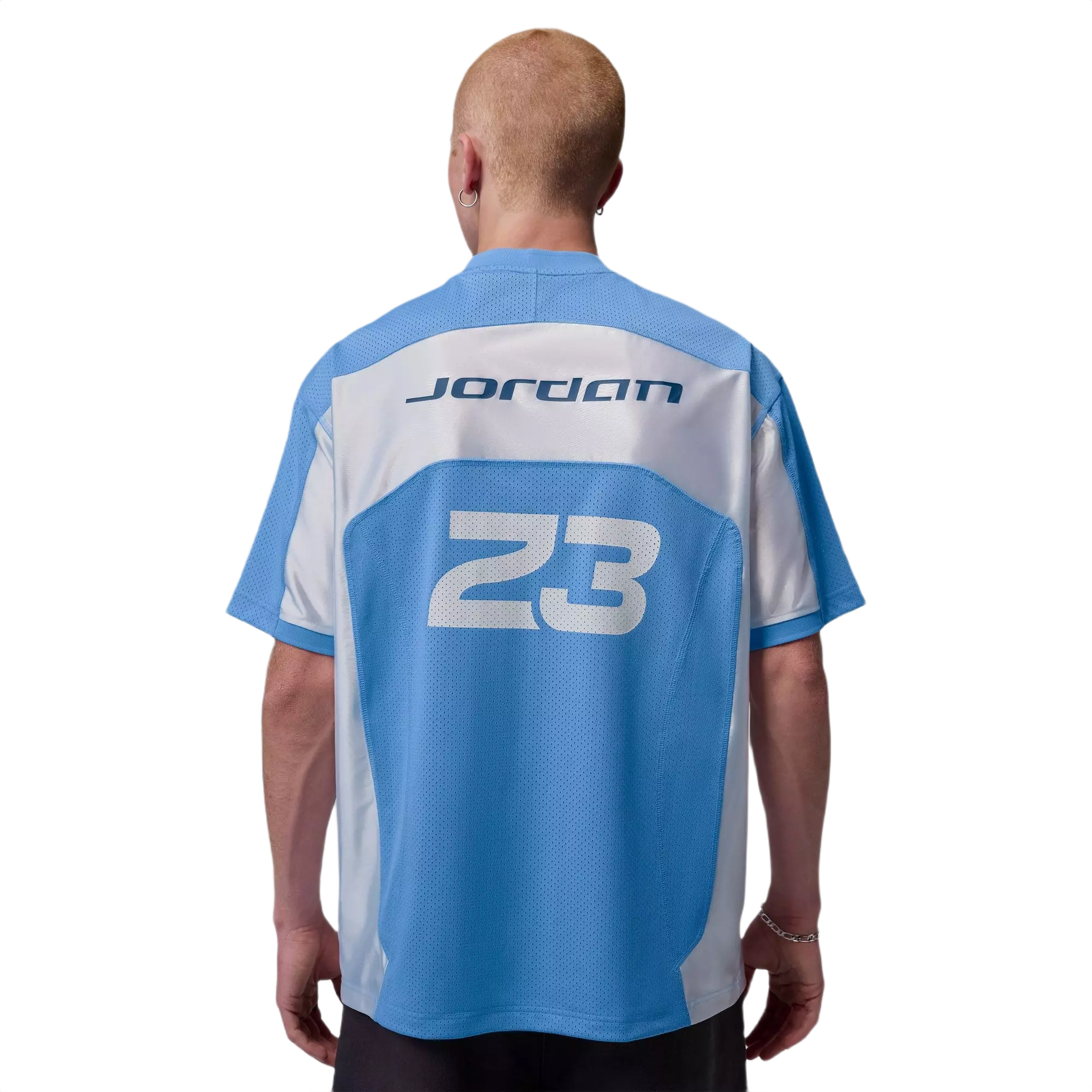 Jordan Men's Flight Short-Sleeve Jersey - Lt Blue - LT BLUE