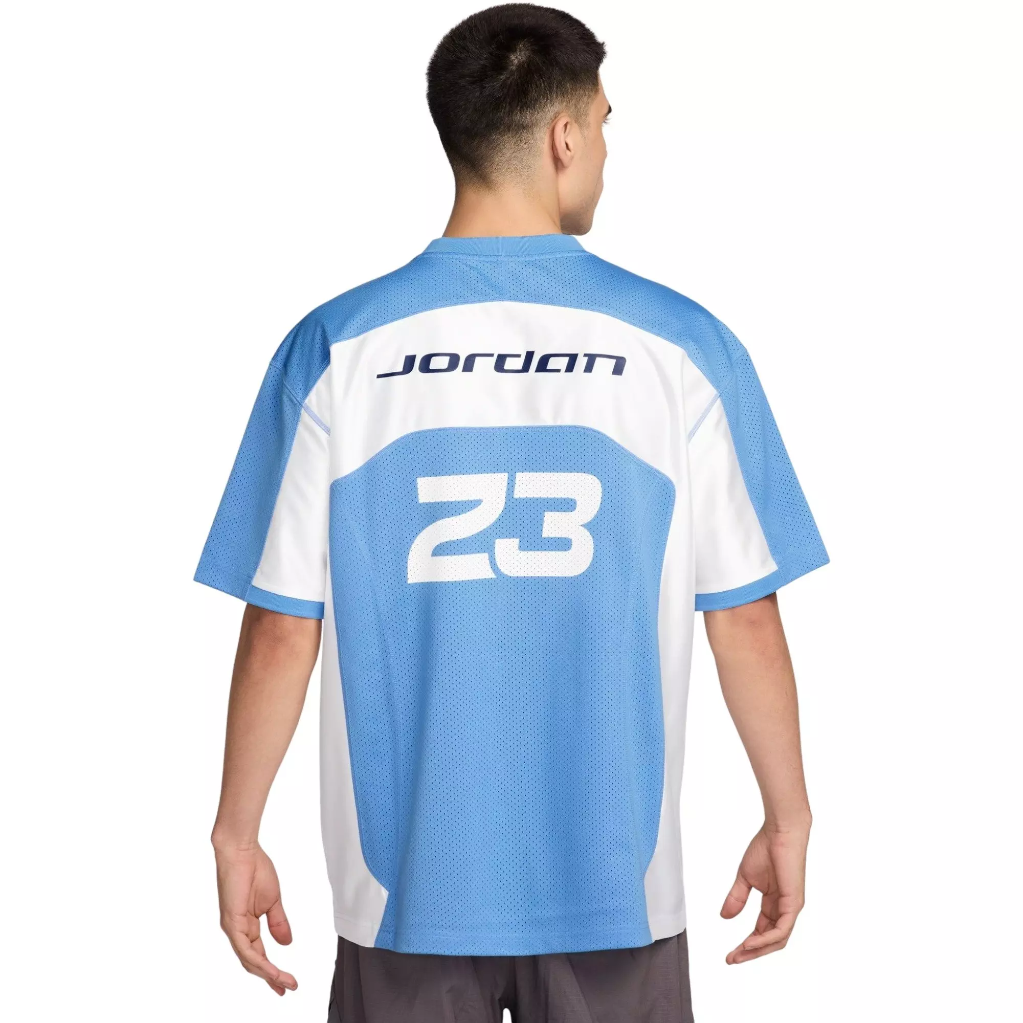 Jordan Men's Flight Short-Sleeve Jersey-Lt Blue - LT BLUE