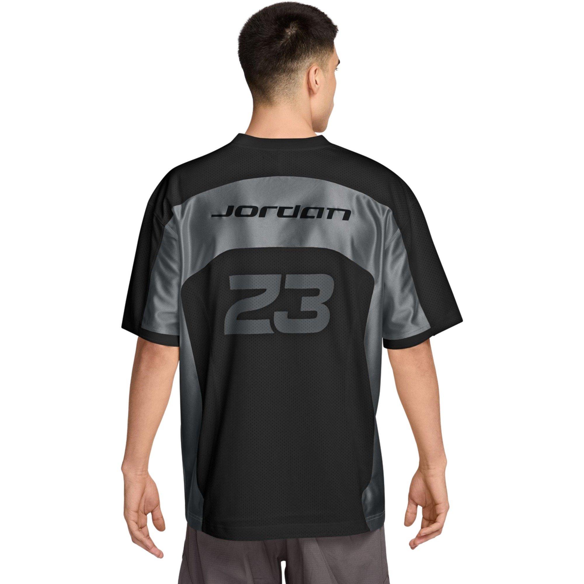 Jordan Men's Flight Short-Sleeve Jersey - BLACK Thumbnail View 2