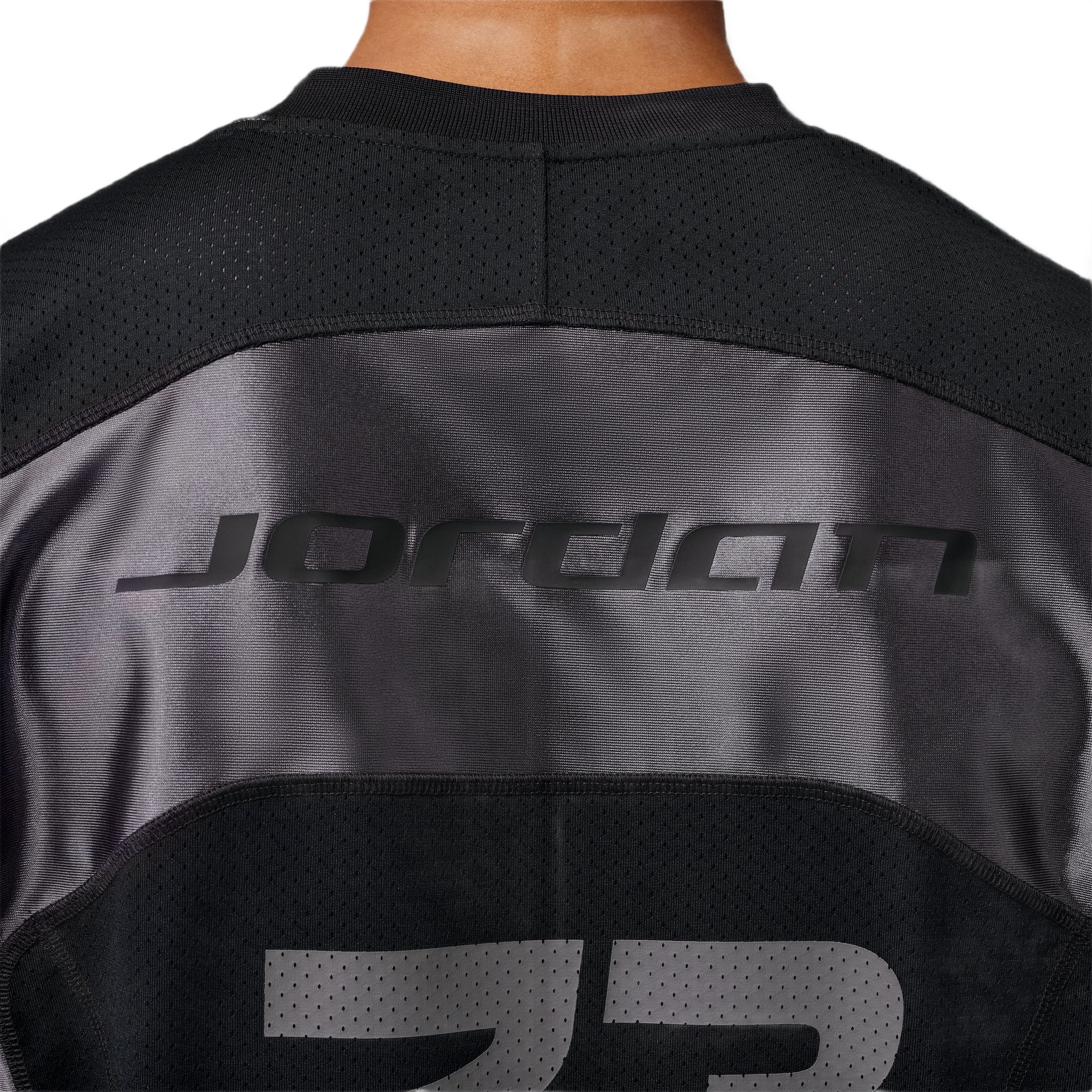 Jordan Men's Flight Short-Sleeve Jersey - BLACK Thumbnail View 5