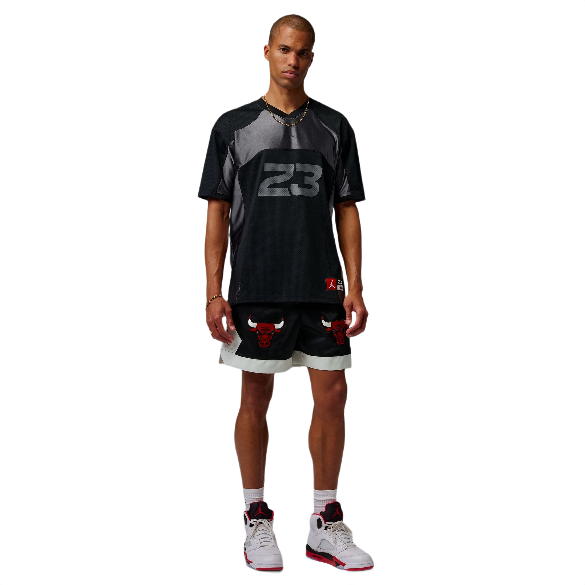 Jordan Men's Flight Short-Sleeve Jersey - BLACK Thumbnail View 7