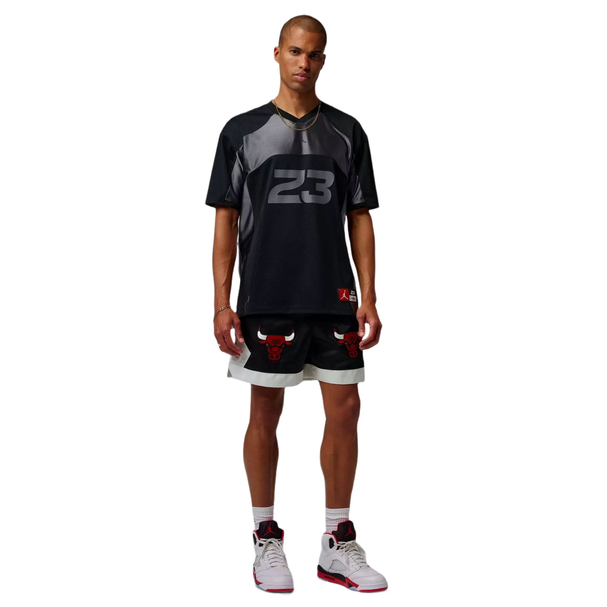 Jordan Men's Flight Short-Sleeve Jersey - BLACK