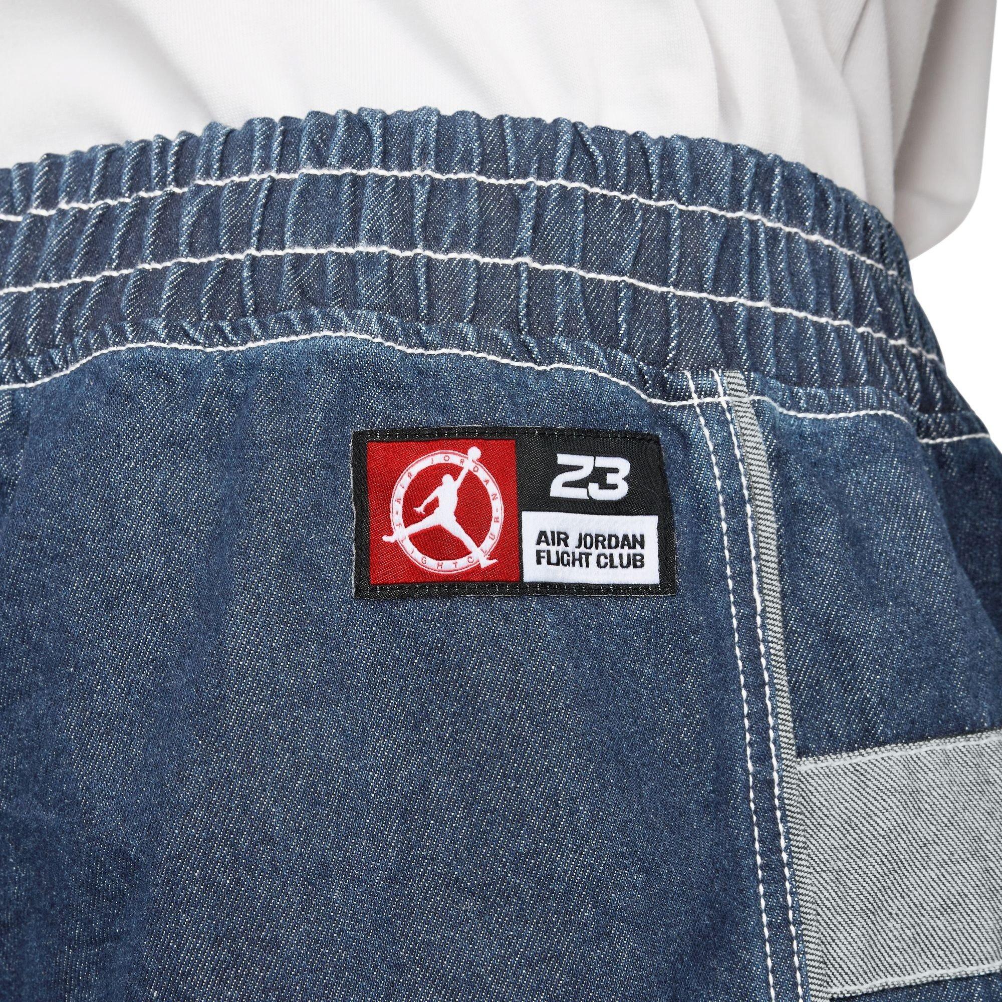 Jordan Men's Flight Baggy Shorts - BLUE Thumbnail View 4