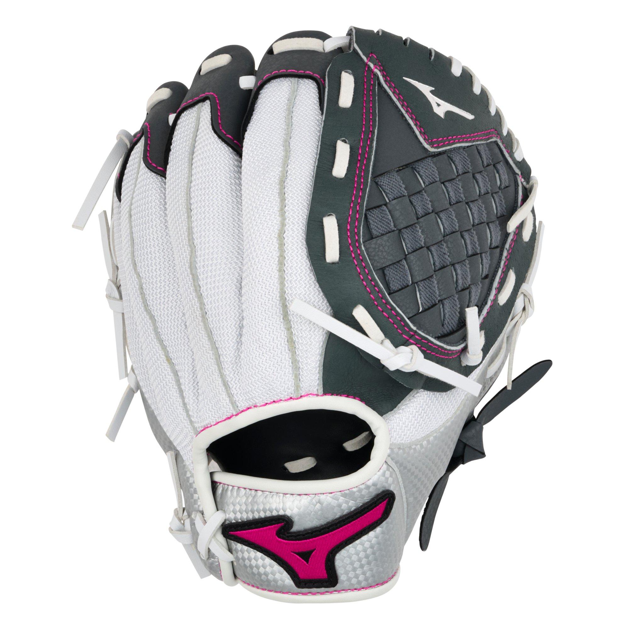 Mizuno Prospect Finch Series 10" Fastpitch Softball Glove - WHITE/GREY Thumbnail View 1