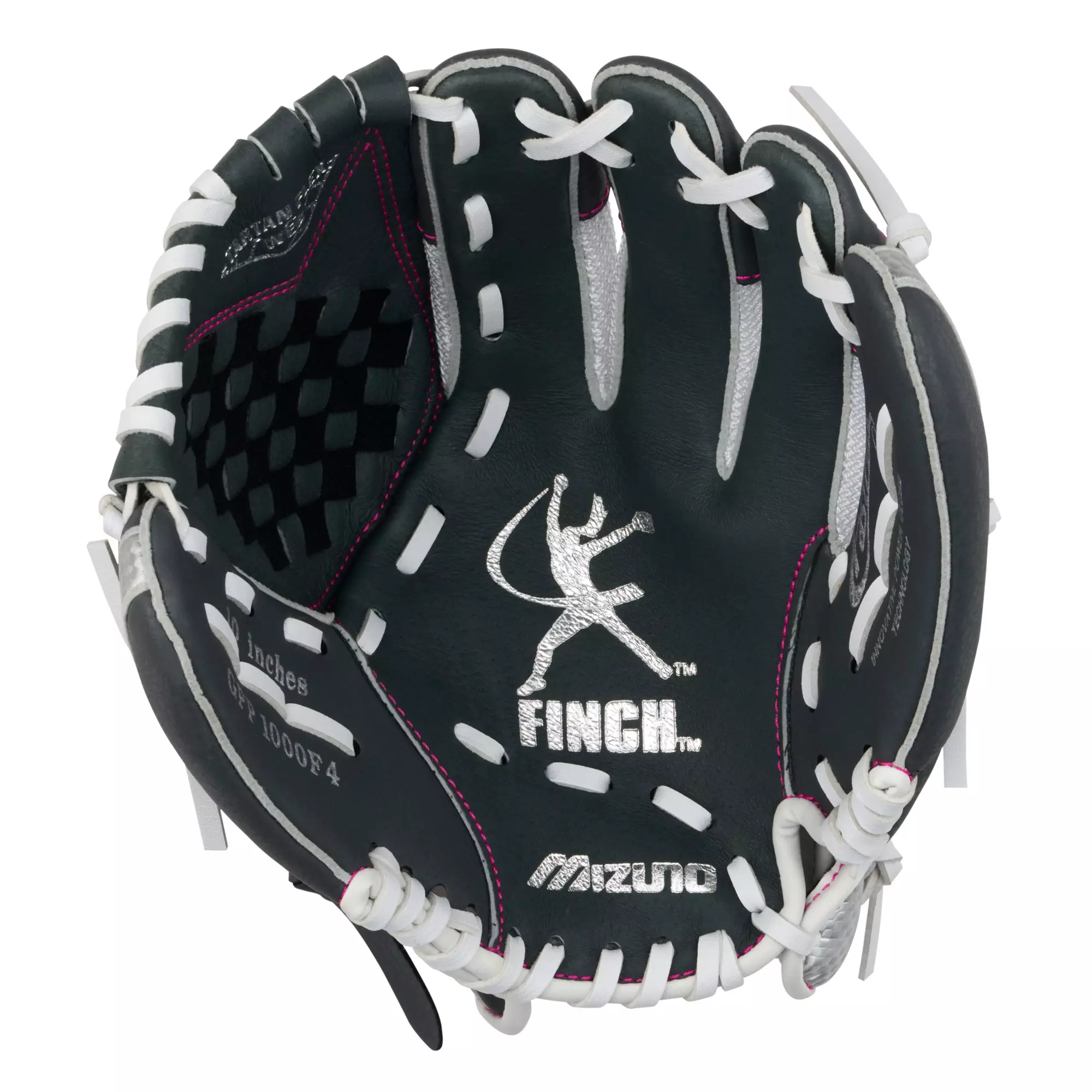 Mizuno Prospect Finch Series 10" Fastpitch Softball Glove - WHITE/GREY