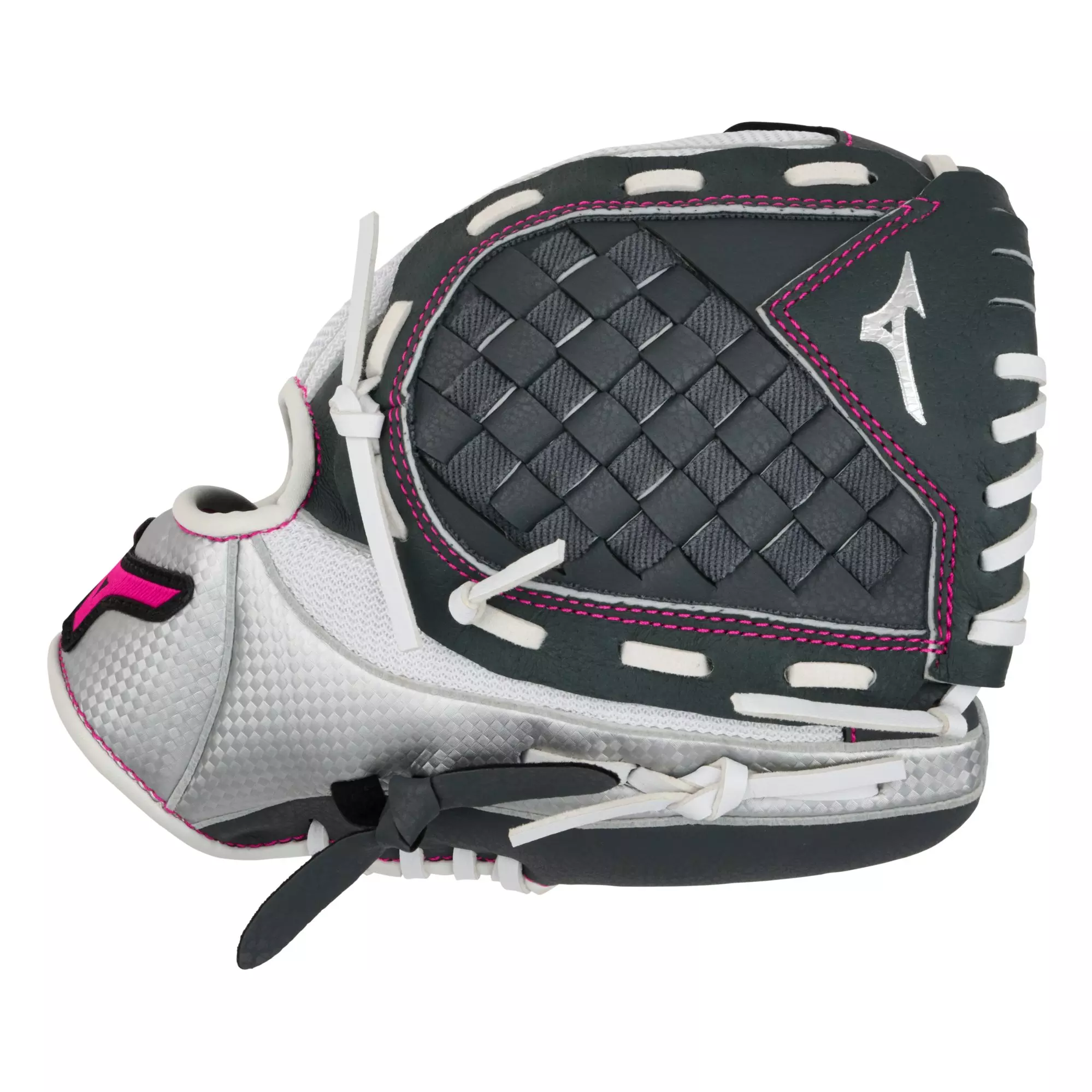 Mizuno Prospect Finch Series 10" Fastpitch Softball Glove - WHITE/GREY