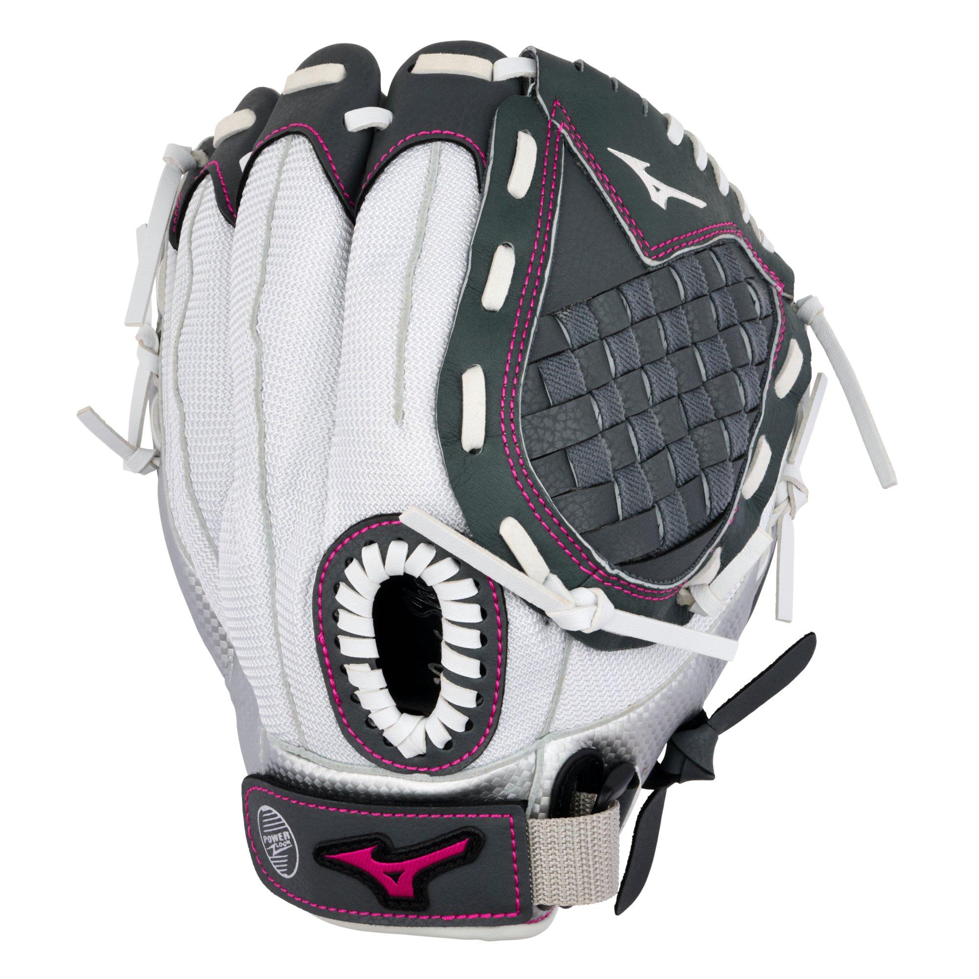 Mizuno Prospect Finch Series 11" Fastpitch Softball Glove - WHITE/GREY Thumbnail View 1