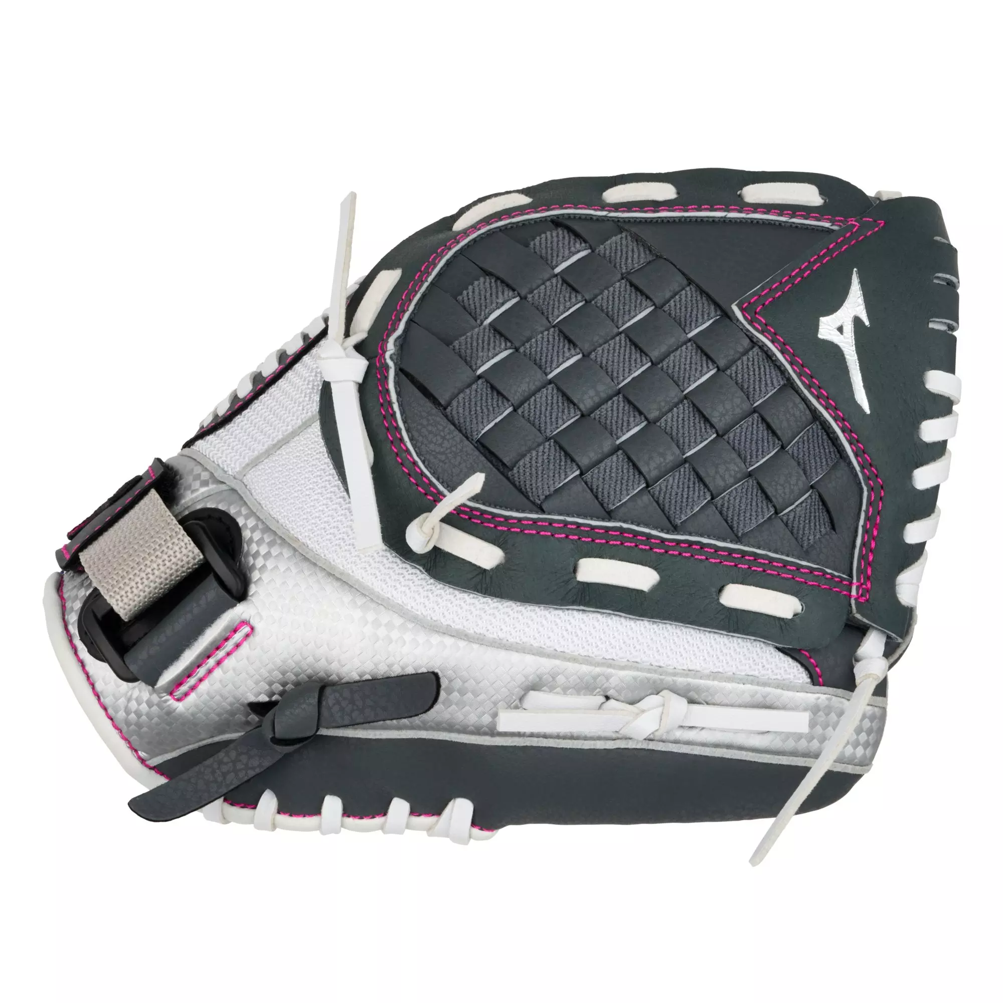 Mizuno Prospect Finch Series 11" Fastpitch Softball Glove - WHITE/GREY