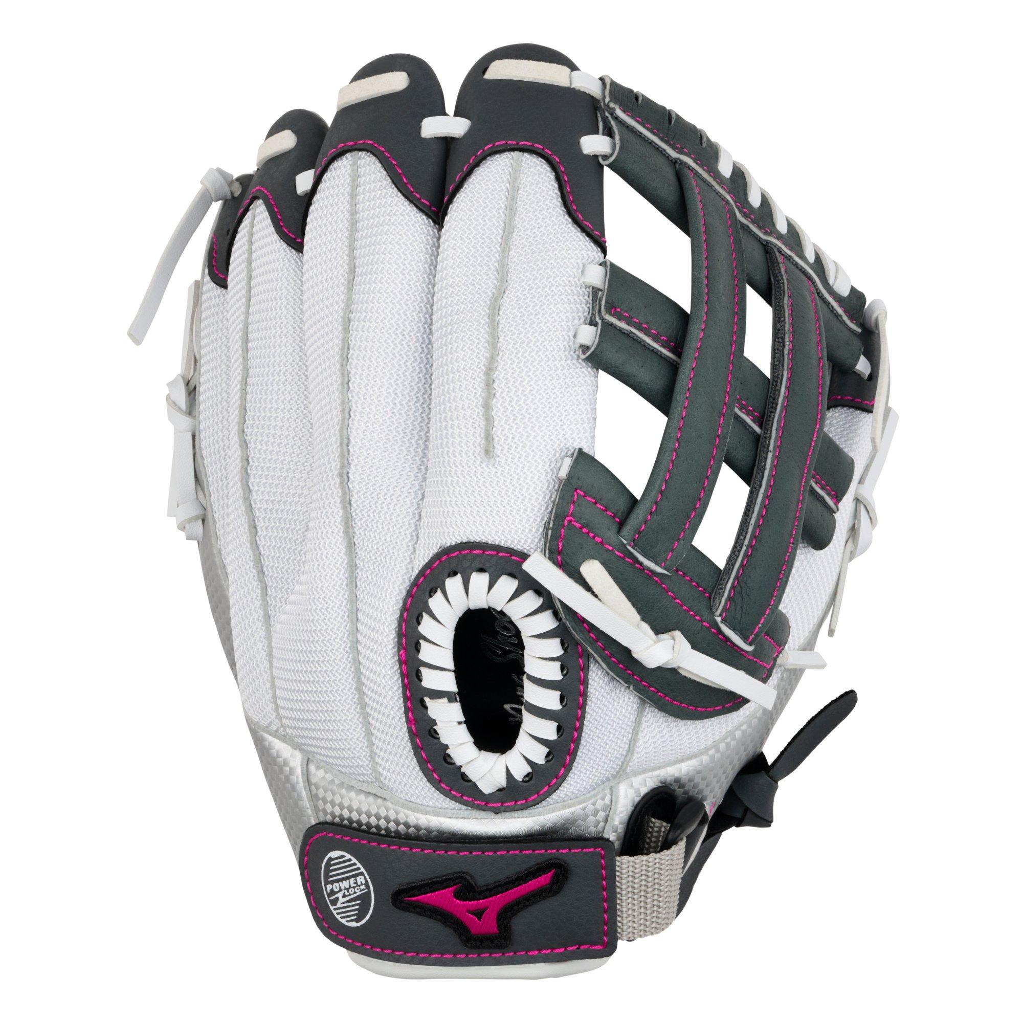 Mizuno Prospect Finch Series 11.5" Fastpitch Softball Glove - WHITE/GREY Thumbnail View 1
