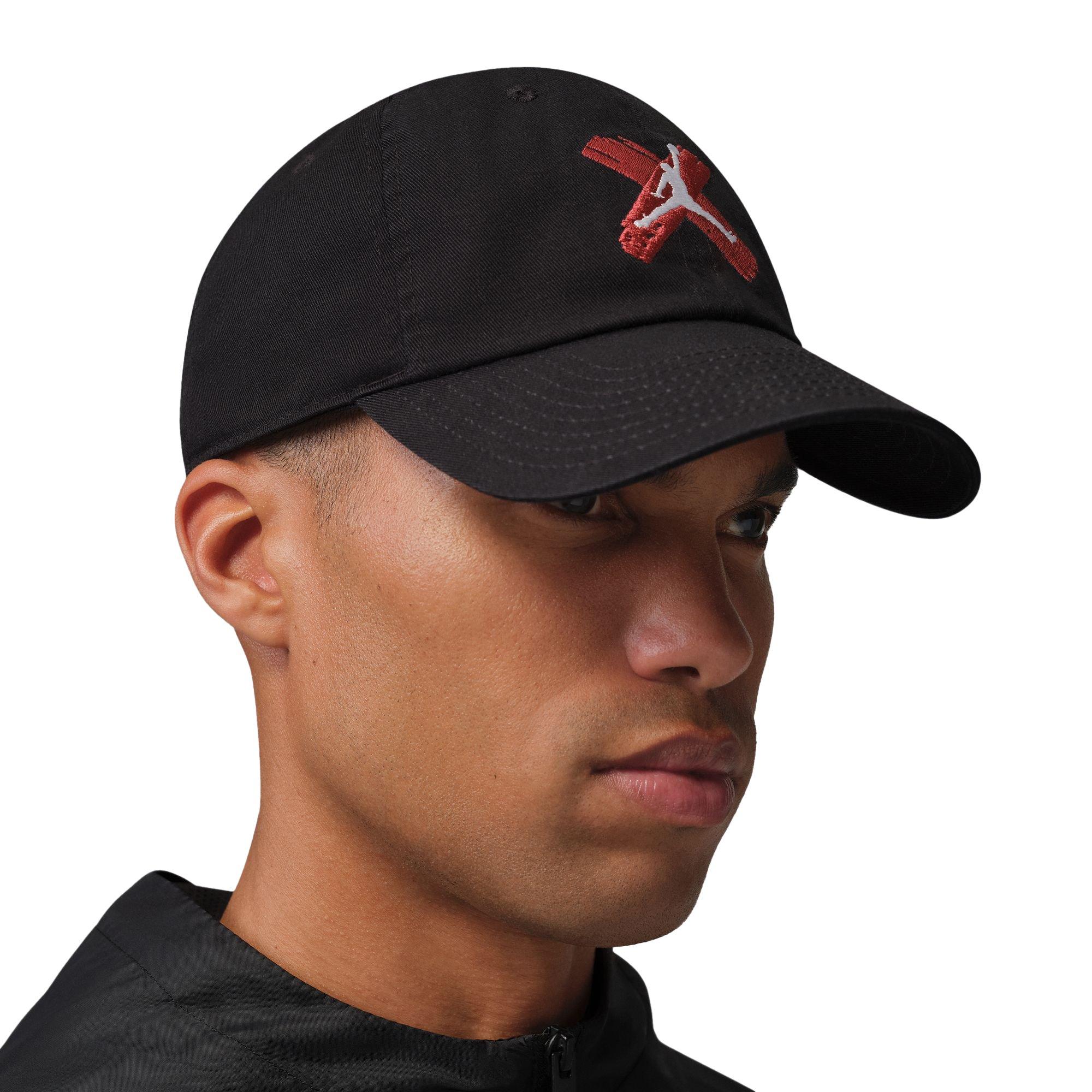 Jordan Club "Banned" Washed Cap-Black - BLACK/RED Thumbnail View 2