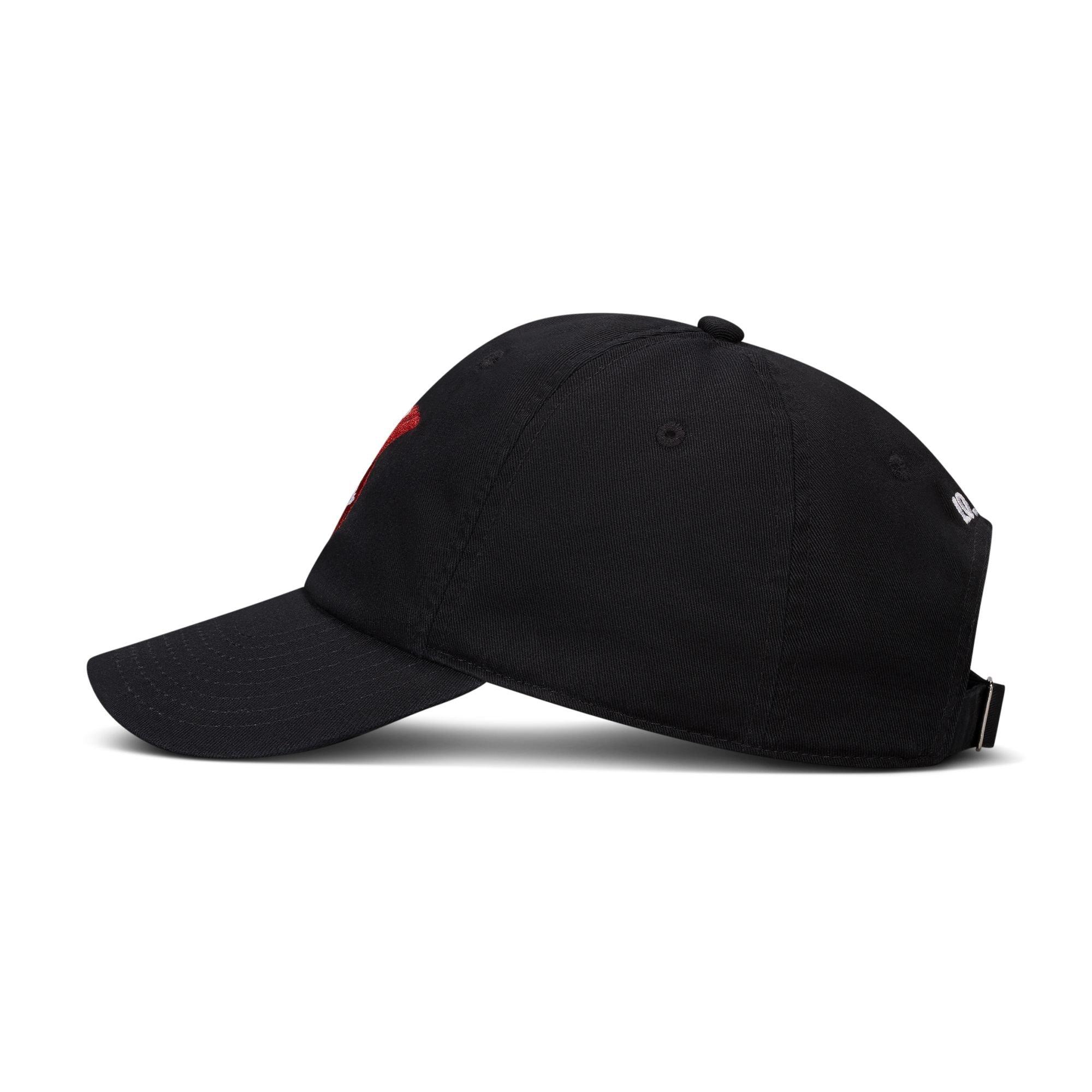 Jordan Club "Banned" Washed Cap-Black - BLACK/RED Thumbnail View 5