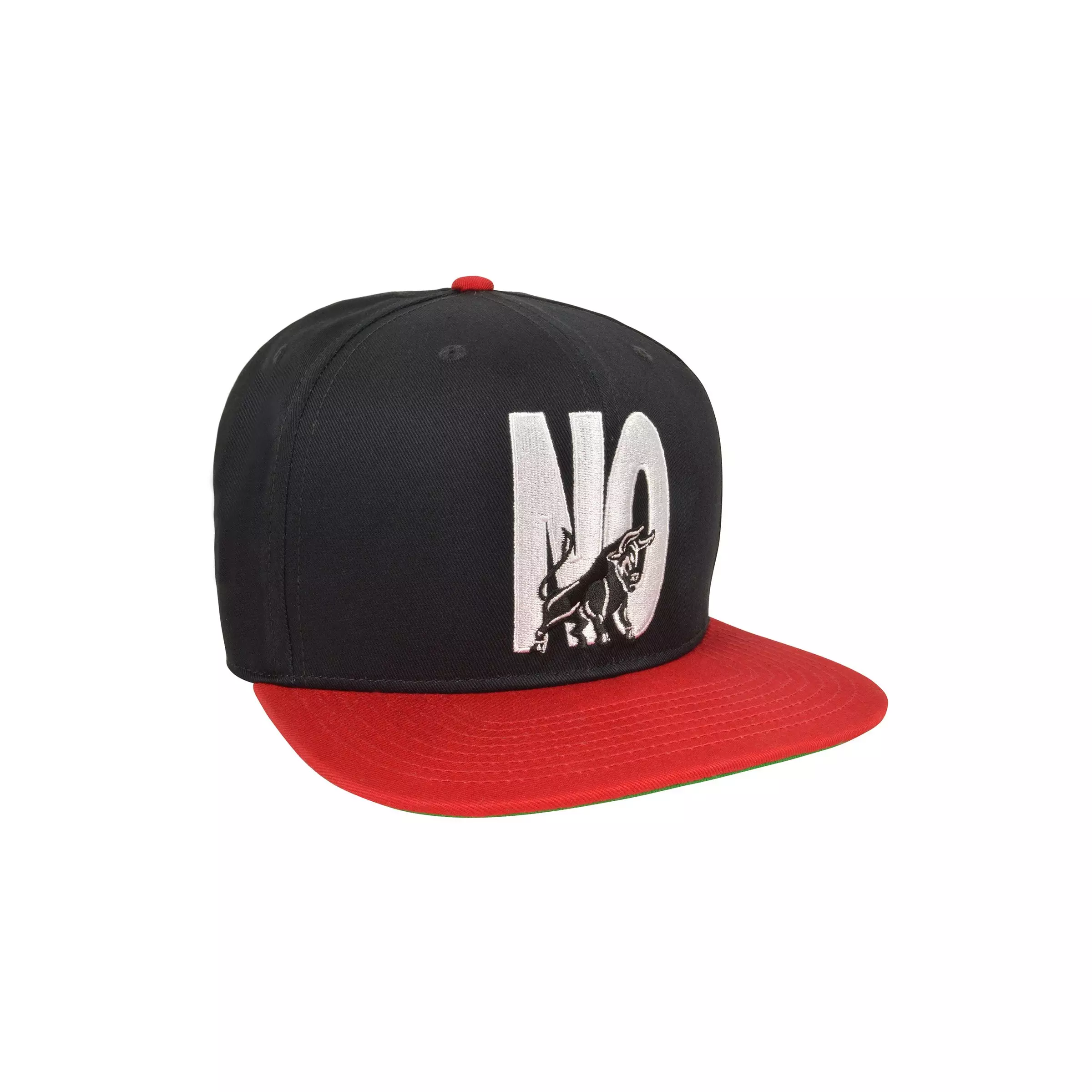 Jordan "Toro Bull" Fitted Hat - Black/Red - BLACK?RED