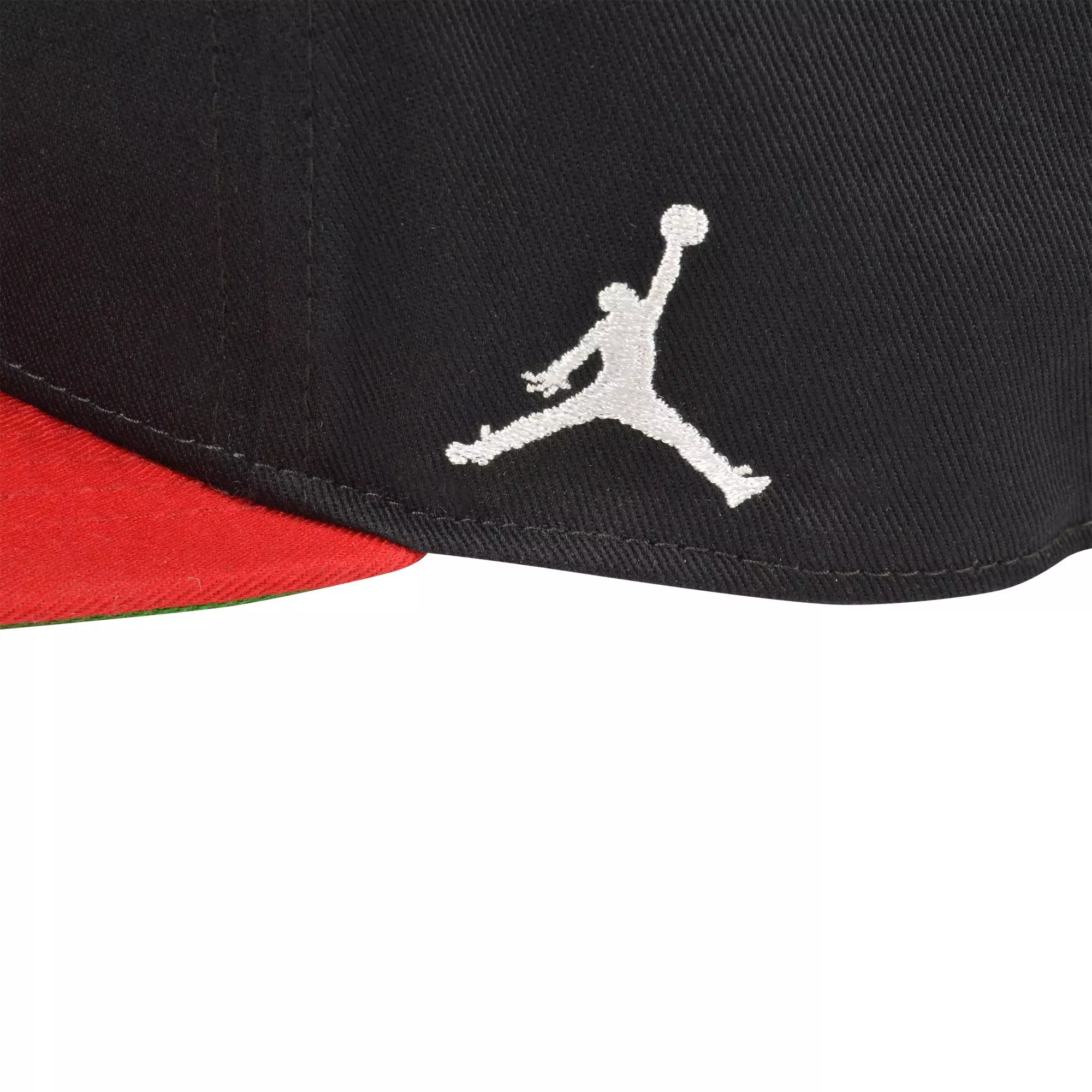Jordan "Toro Bull" Fitted Hat - Black/Red - BLACK?RED