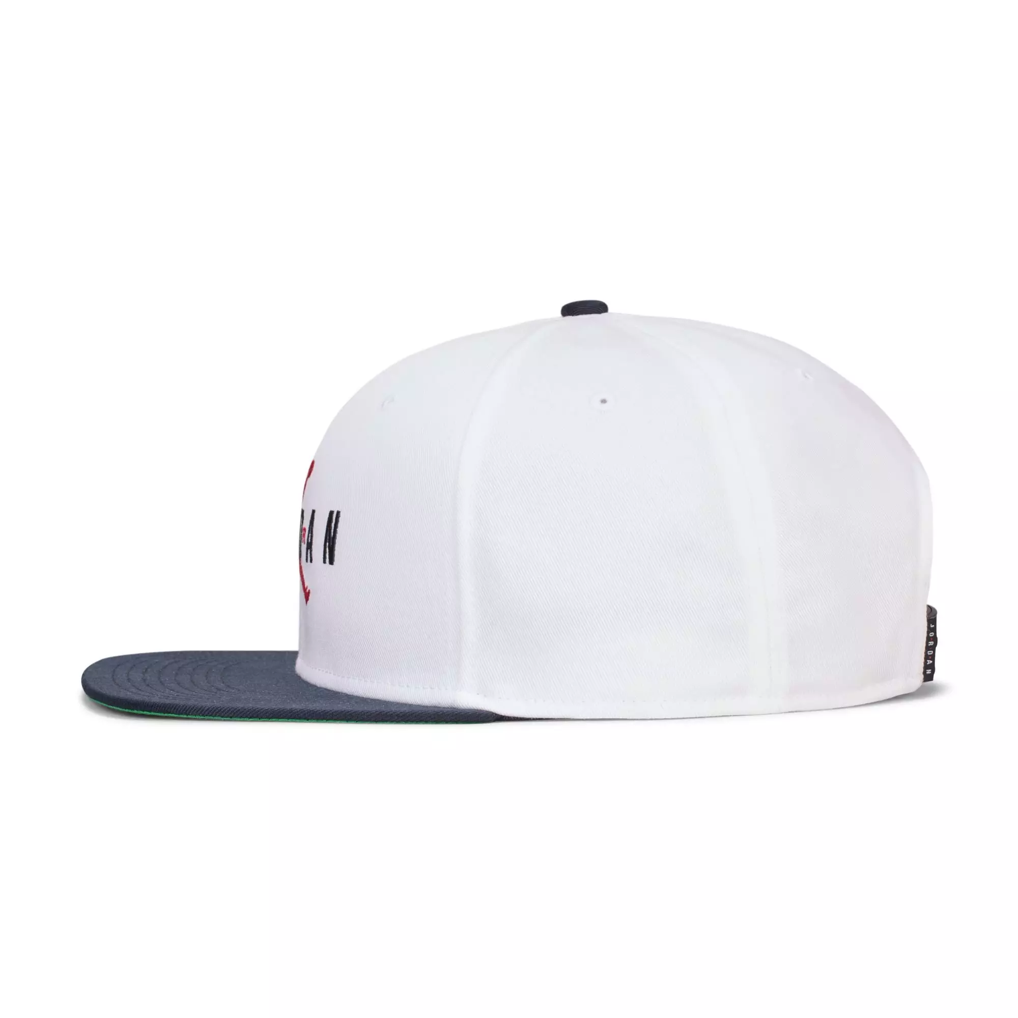 Jordan Jumpman Double Logo Pro Snapback Cap-White/Red/Black - WHITE/RED/BLACK