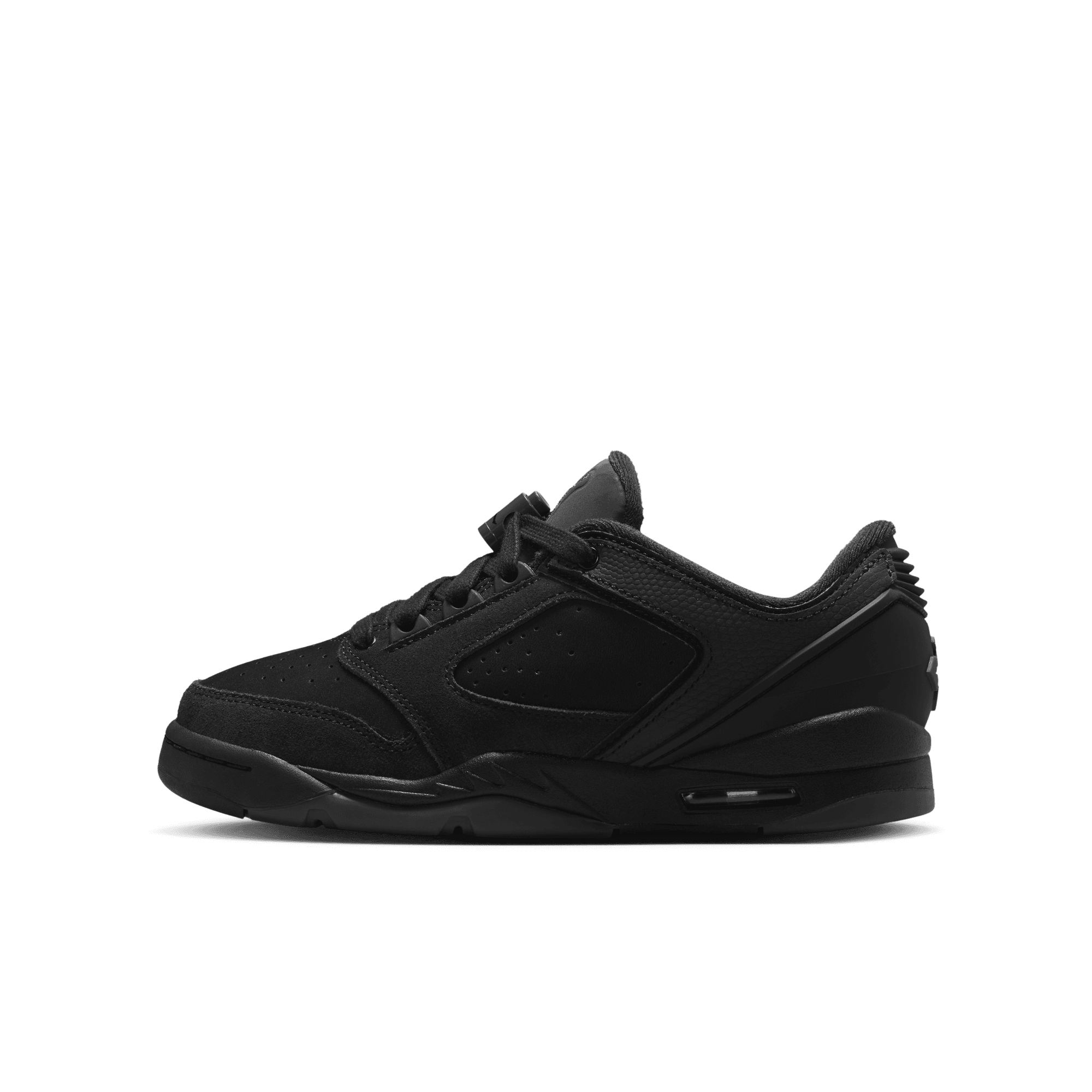 Jordan Sixty Plus Low "Black/Dk Smoke Grey" Grade School Boys' Shoe - BLACK/GREY Thumbnail View 3