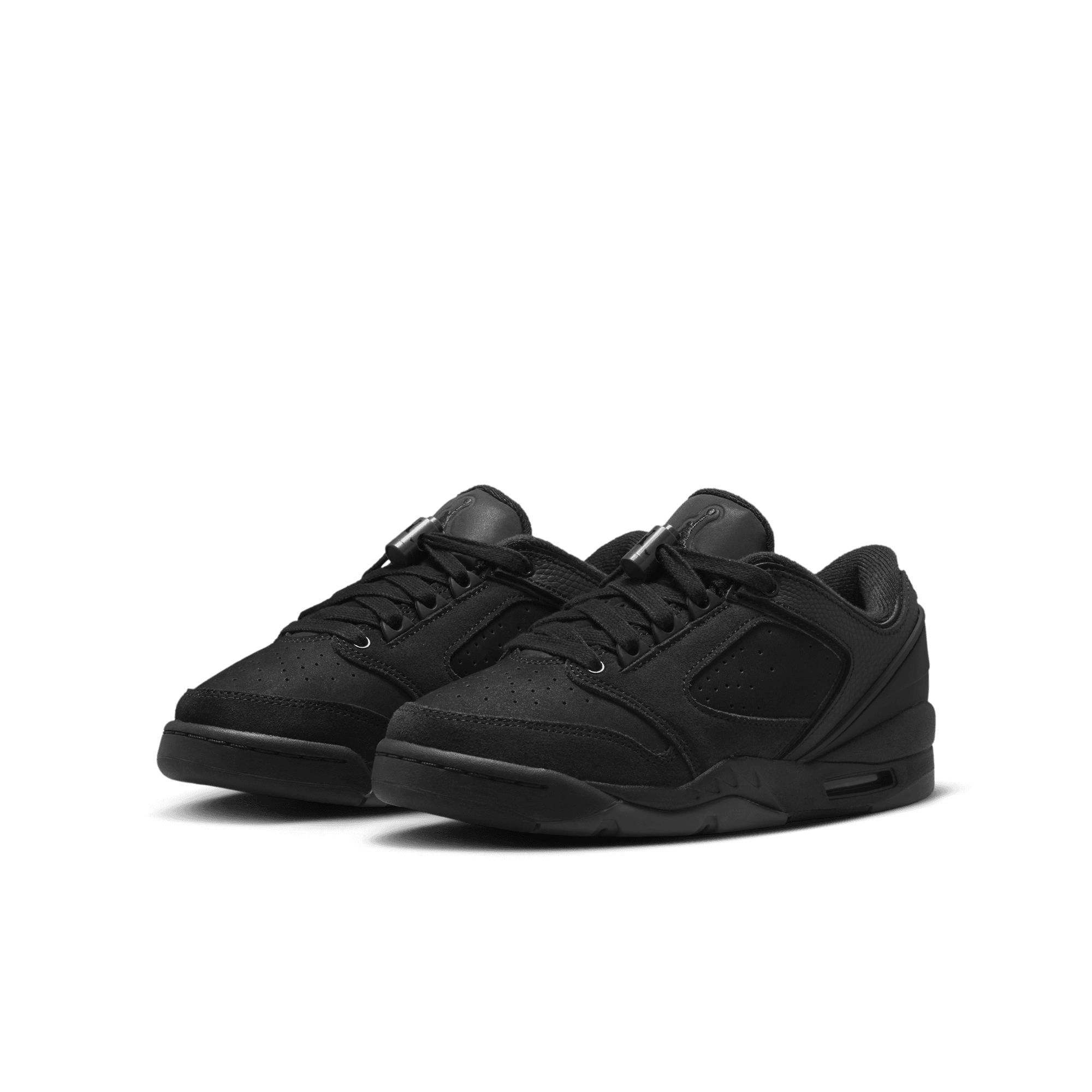 Jordan Sixty Plus Low "Black/Dk Smoke Grey" Grade School Boys' Shoe - BLACK/GREY Thumbnail View 5