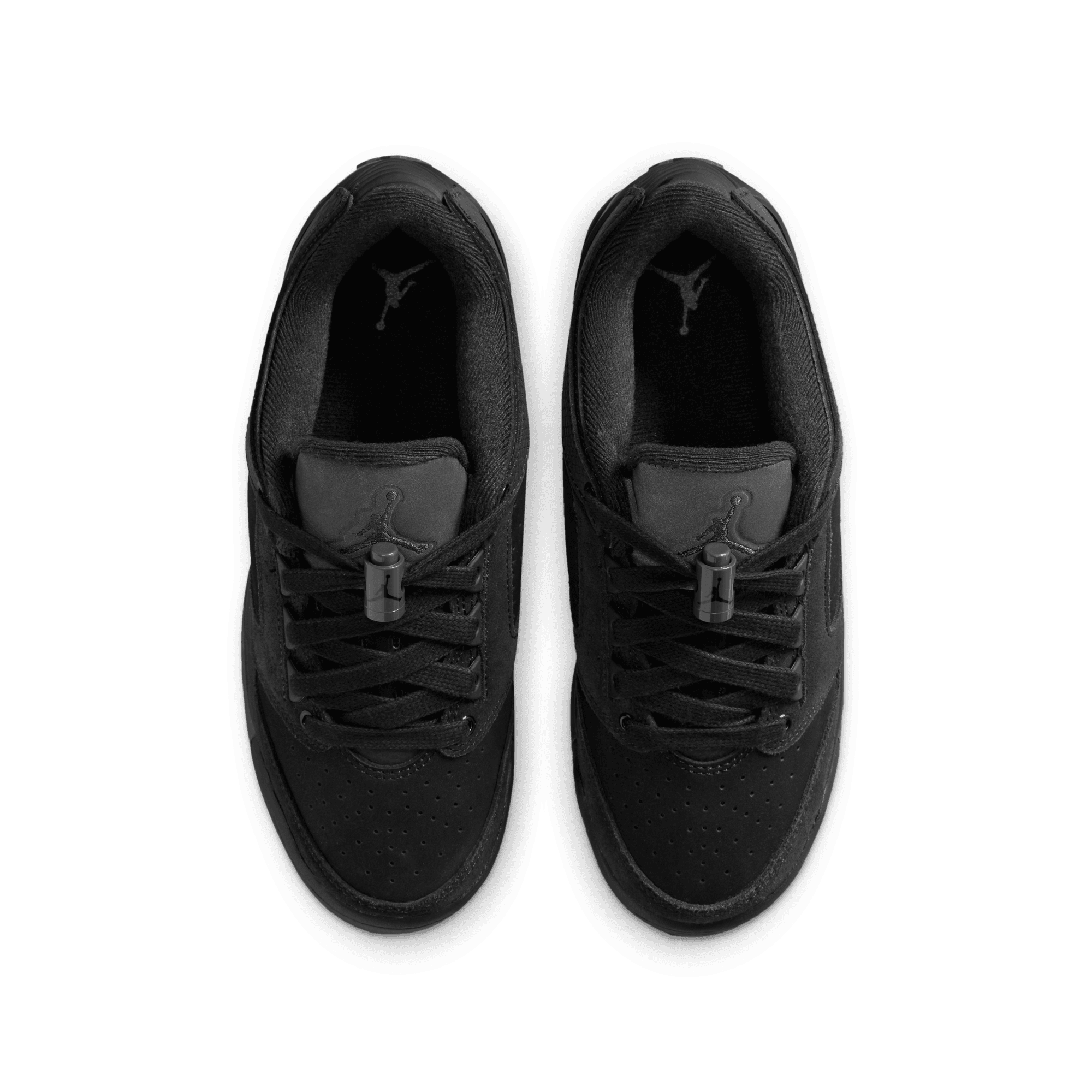 Jordan Sixty Plus Low "Black/Dk Smoke Grey" Grade School Boys' Shoe - BLACK/GREY Thumbnail View 6