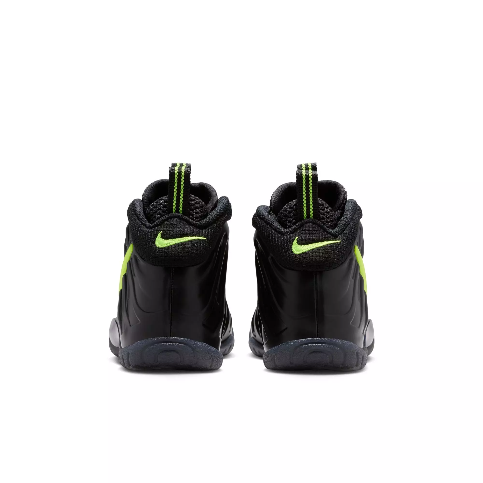 Nike Air Foamposite Pro "Voltage" Grade School Kids' Shoe - BLACK/VOLTAGE YELLOW