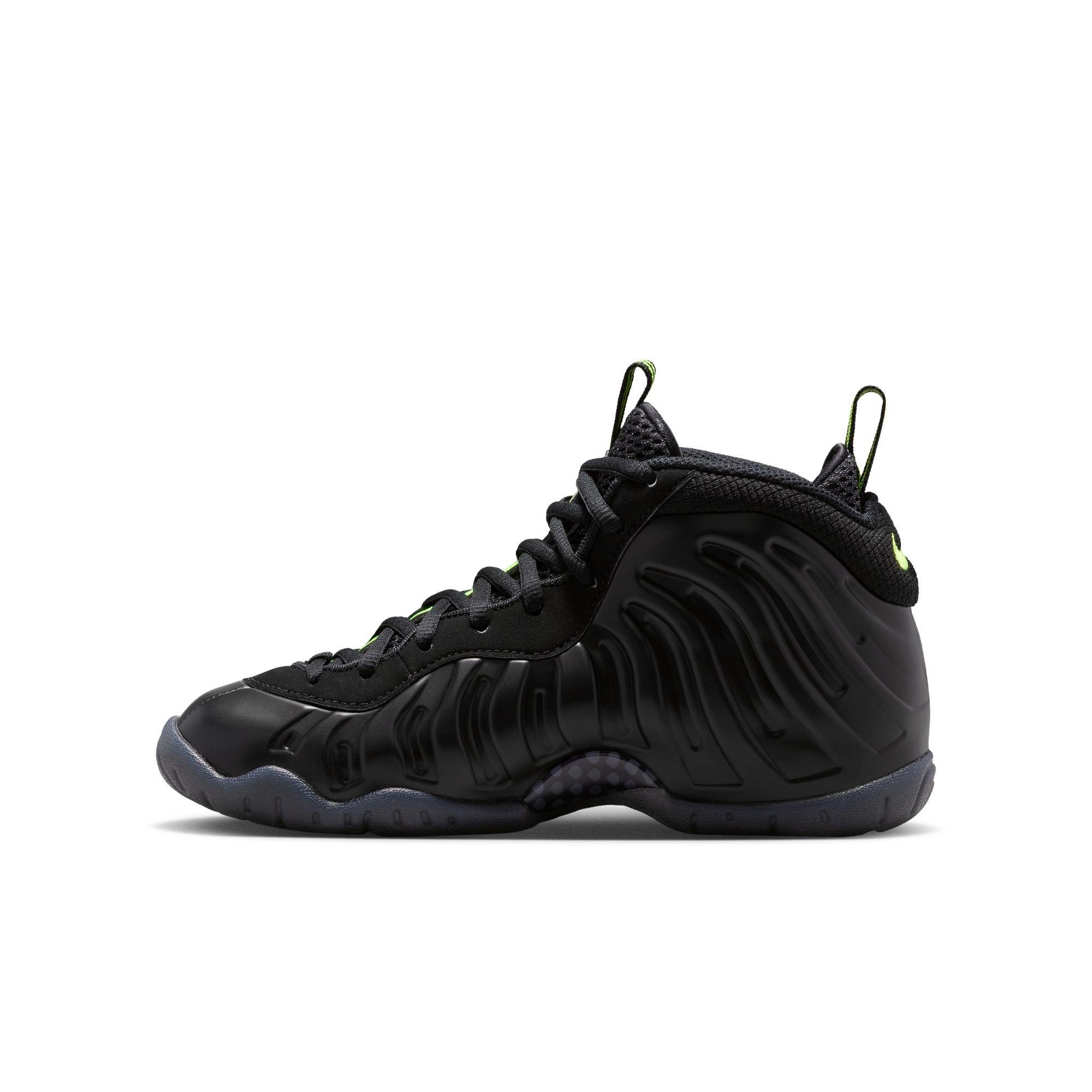 Nike Air Foamposite Pro "Voltage" Grade School Kids' Shoe - BLACK/VOLTAGE YELLOW Thumbnail View 8
