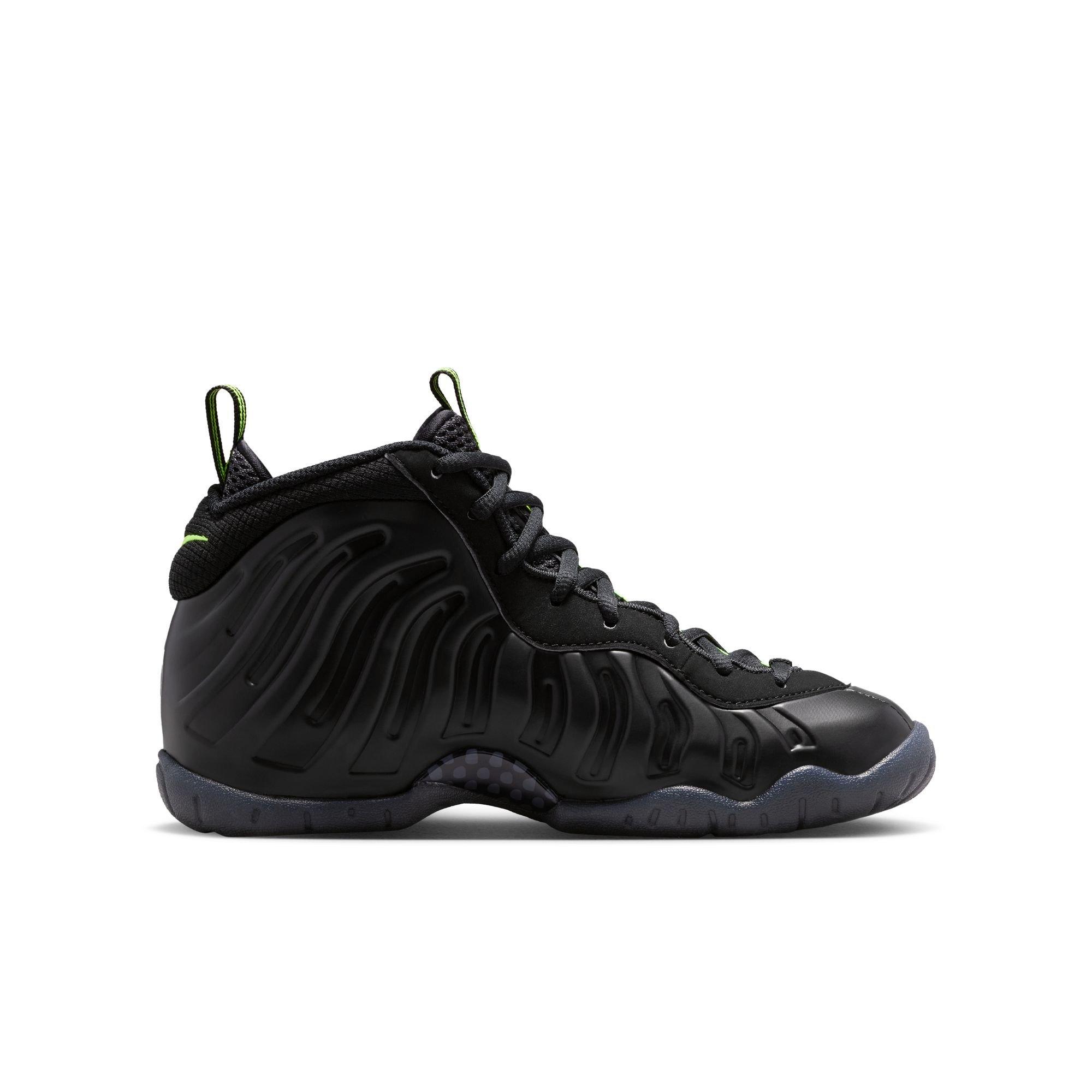Nike Air Foamposite Pro "Voltage" Grade School Kids' Shoe - BLACK/VOLTAGE YELLOW Thumbnail View 3