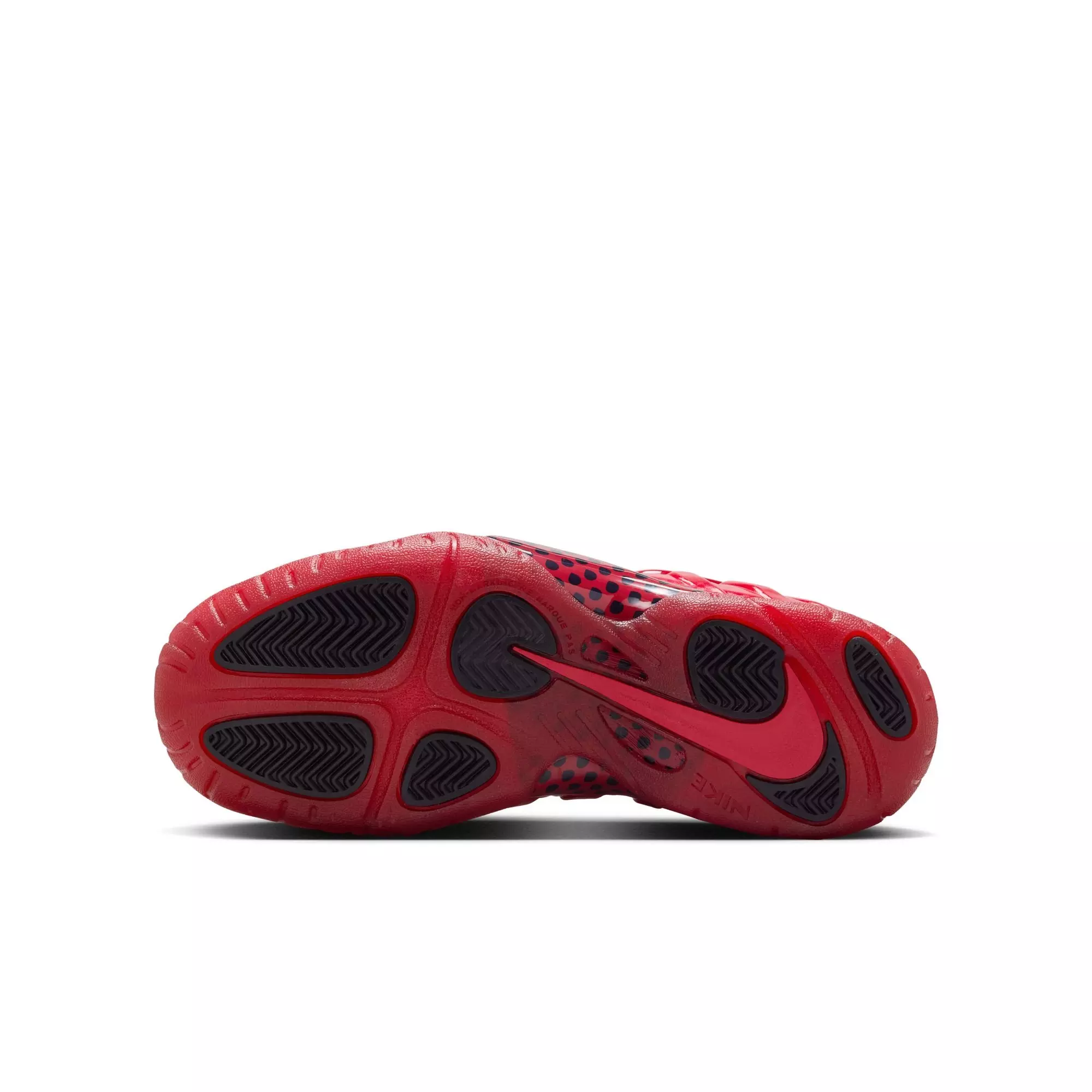 Nike Air Foamposite Pro "Gym Red" Grade School Kids' Shoe - GYM RED/BLACK