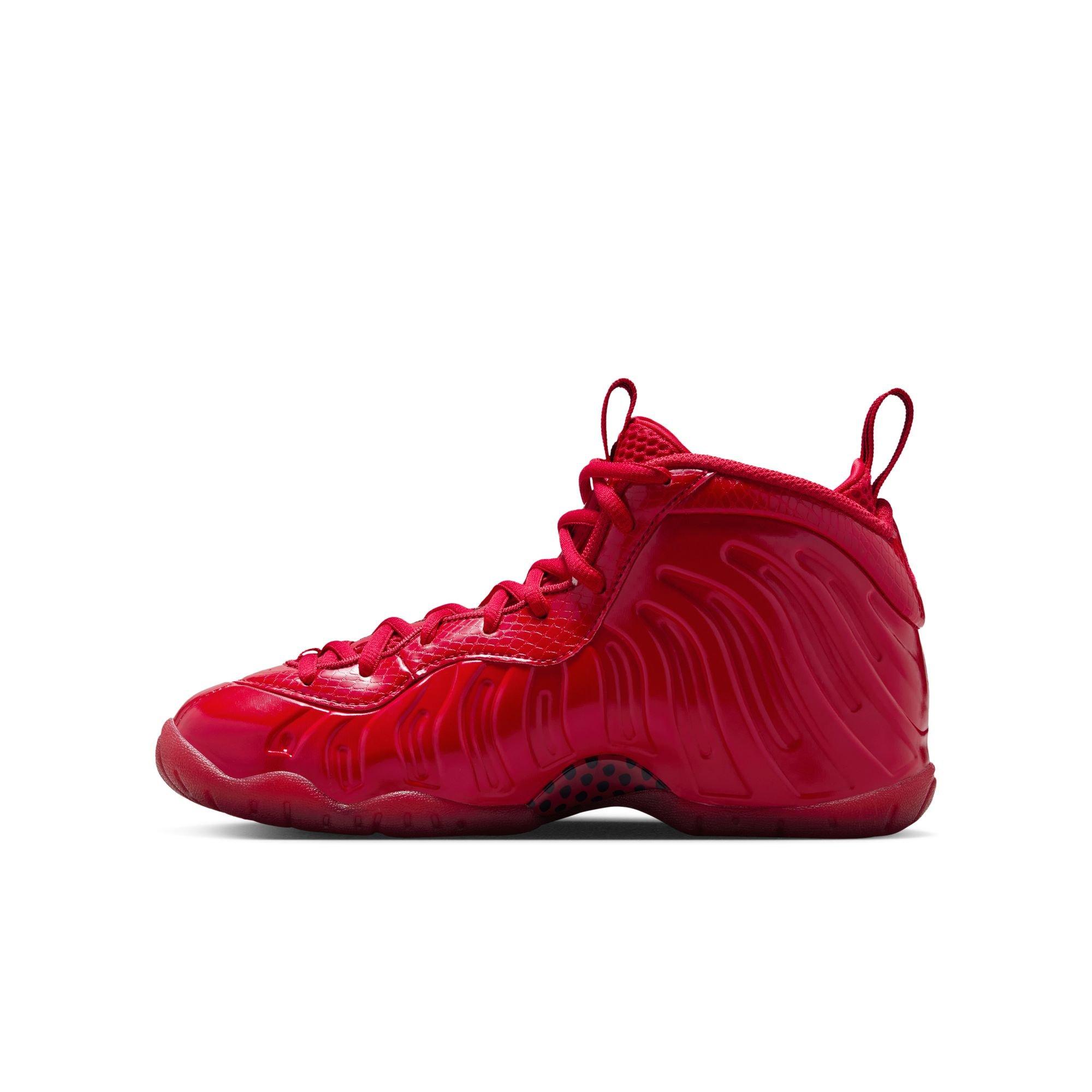 Nike Air Foamposite Pro "Gym Red" Grade School Kids' Shoe - GYM RED/BLACK Thumbnail View 8