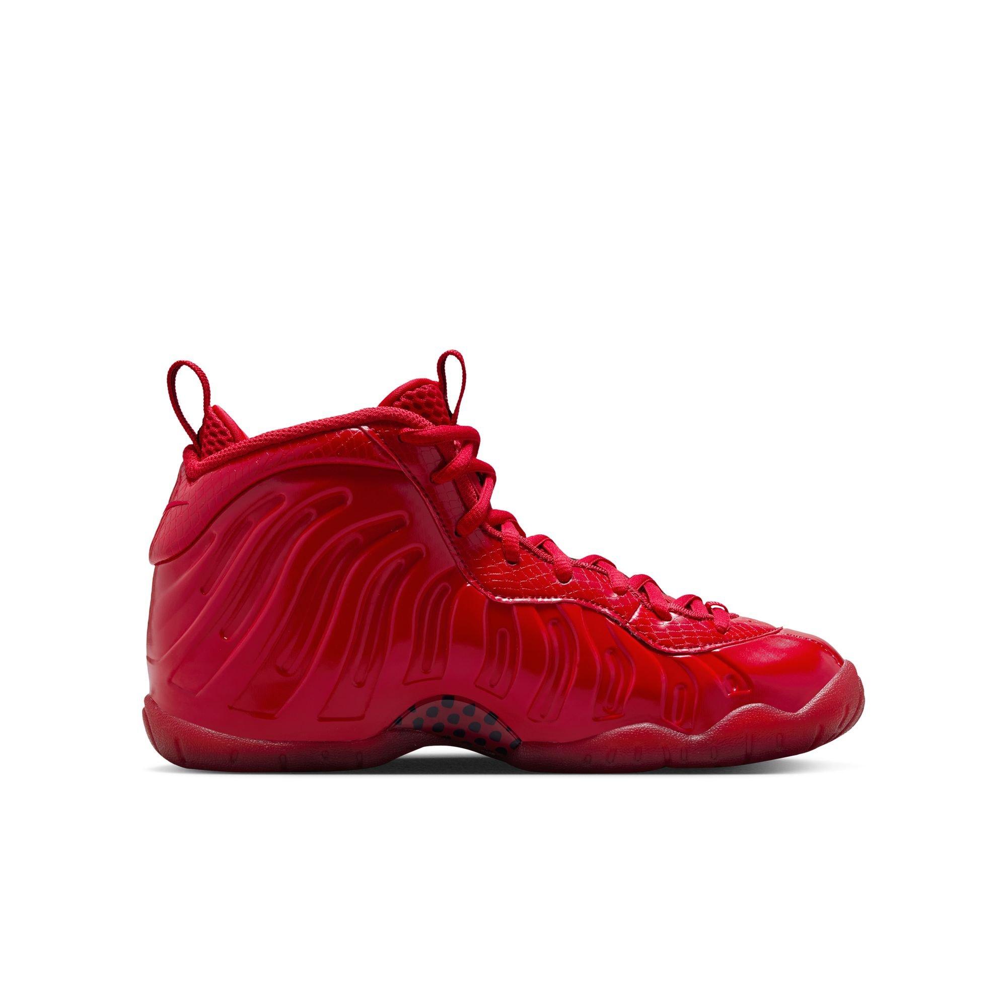 Nike Air Foamposite Pro "Gym Red" Grade School Kids' Shoe - GYM RED/BLACK Thumbnail View 3