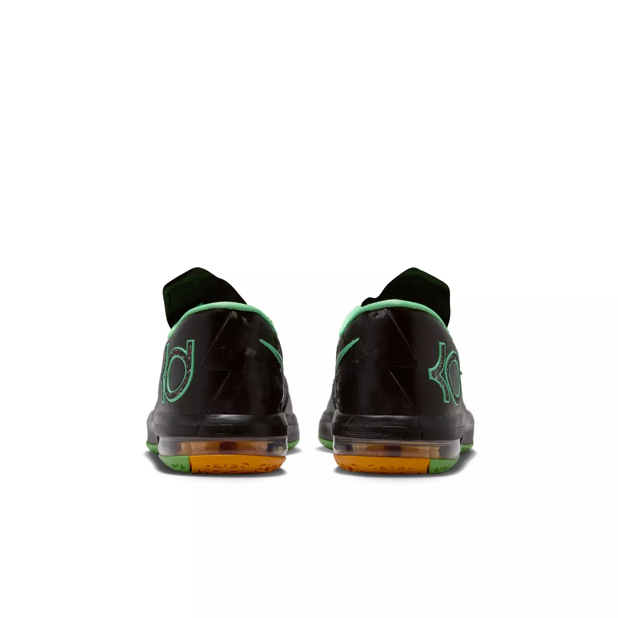 Nike KD 6 "Brazil" Grade School Kids' Basketball Shoe - BLACK/MULTI-COLOR/LT LUCID GREEN