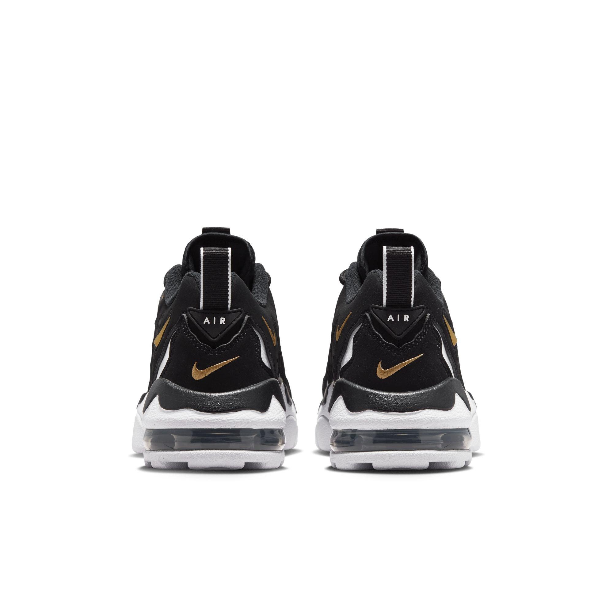 Nike Air DT Max '96 Low "Black/White" Grade School Kids' Shoe - BLACK/METALLIC GOLD/WHITE Thumbnail View 9
