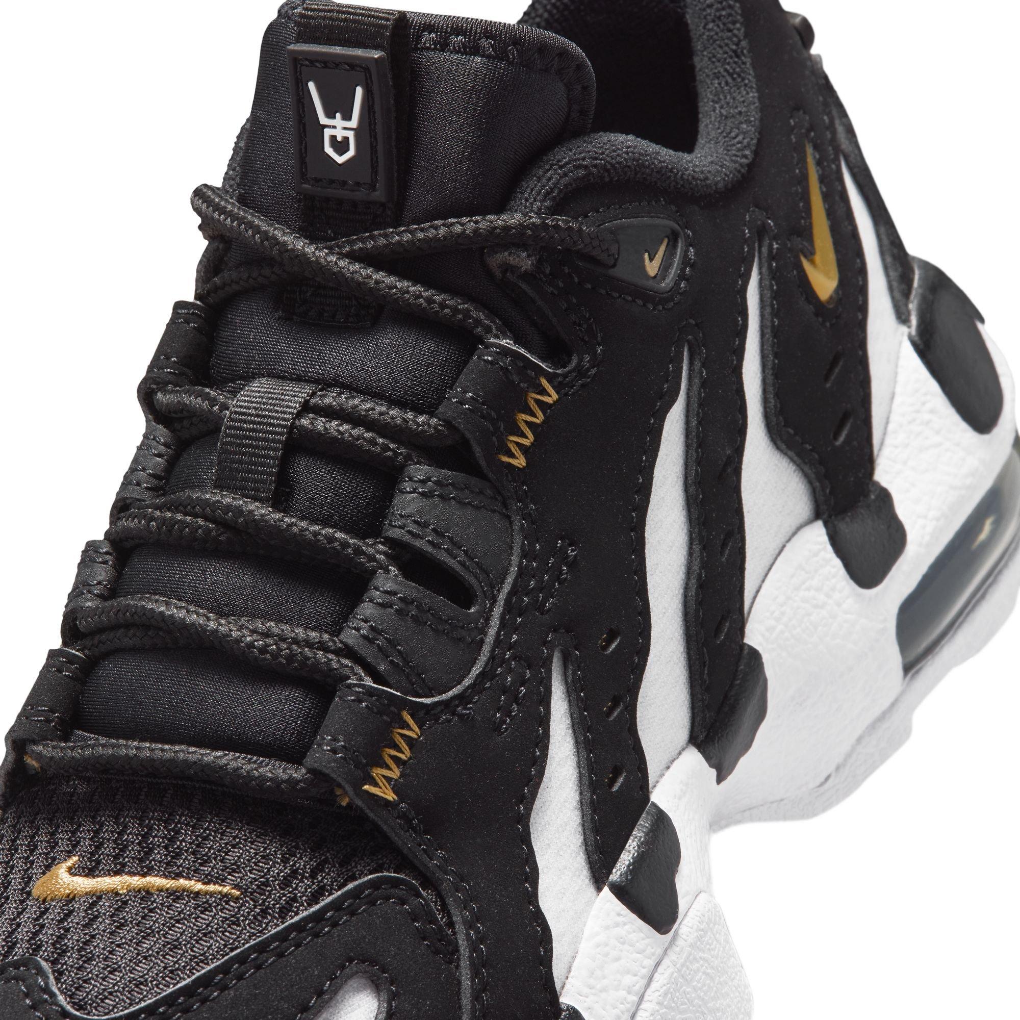 Nike Air DT Max '96 Low "Black/White" Grade School Kids' Shoe - BLACK/METALLIC GOLD/WHITE Thumbnail View 5