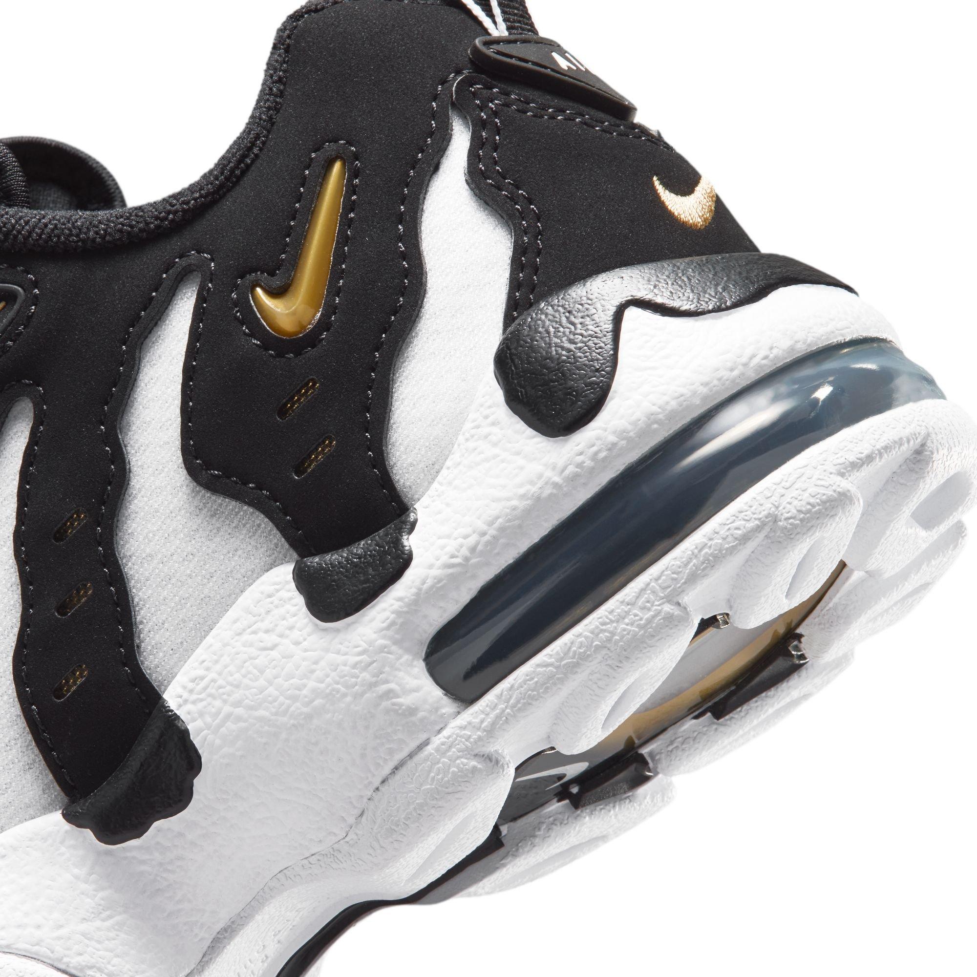 Nike Air DT Max '96 Low "Black/White" Grade School Kids' Shoe - BLACK/METALLIC GOLD/WHITE Thumbnail View 6