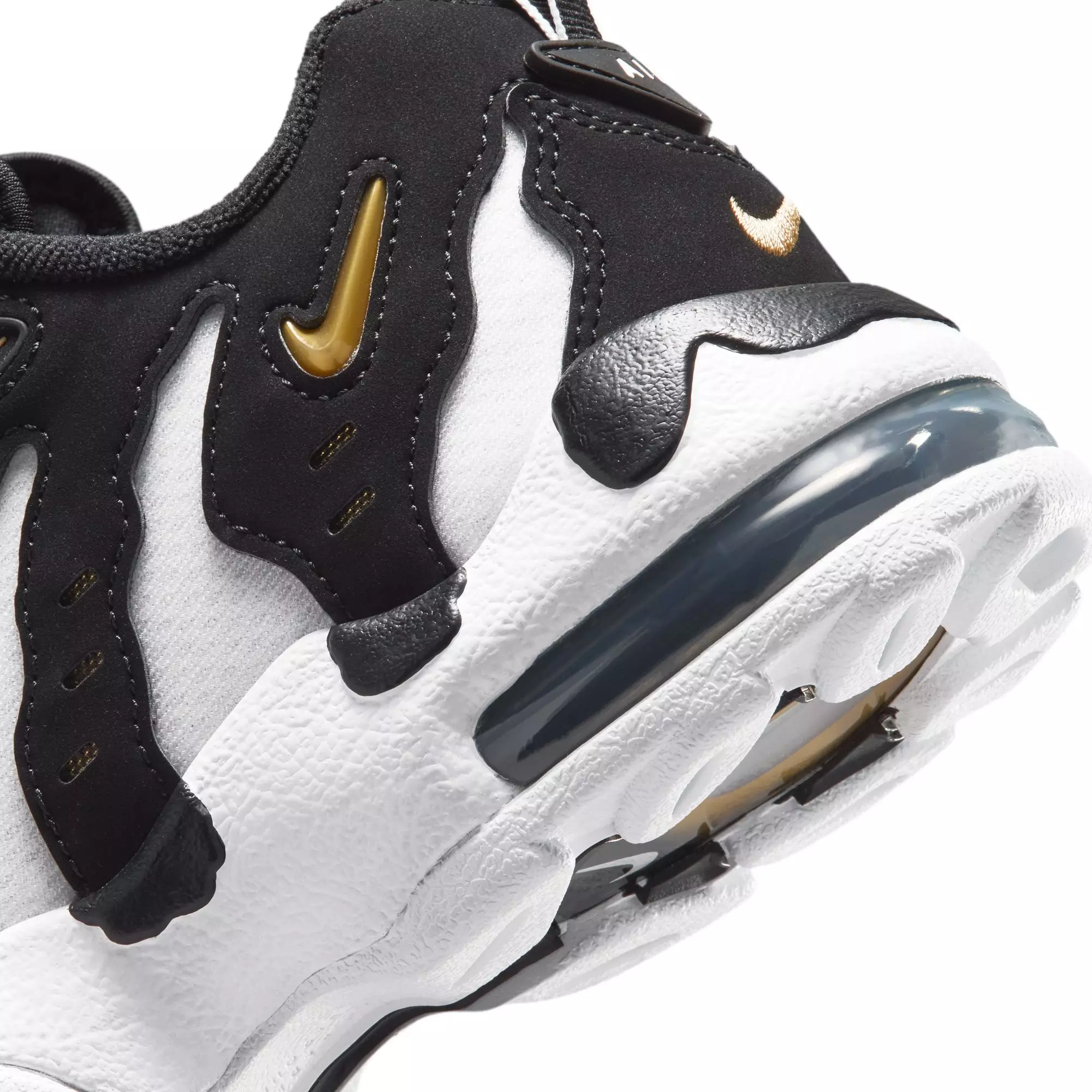 Nike Air DT Max '96 Low "Black/White" Grade School Kids' Shoe - BLACK/METALLIC GOLD/WHITE
