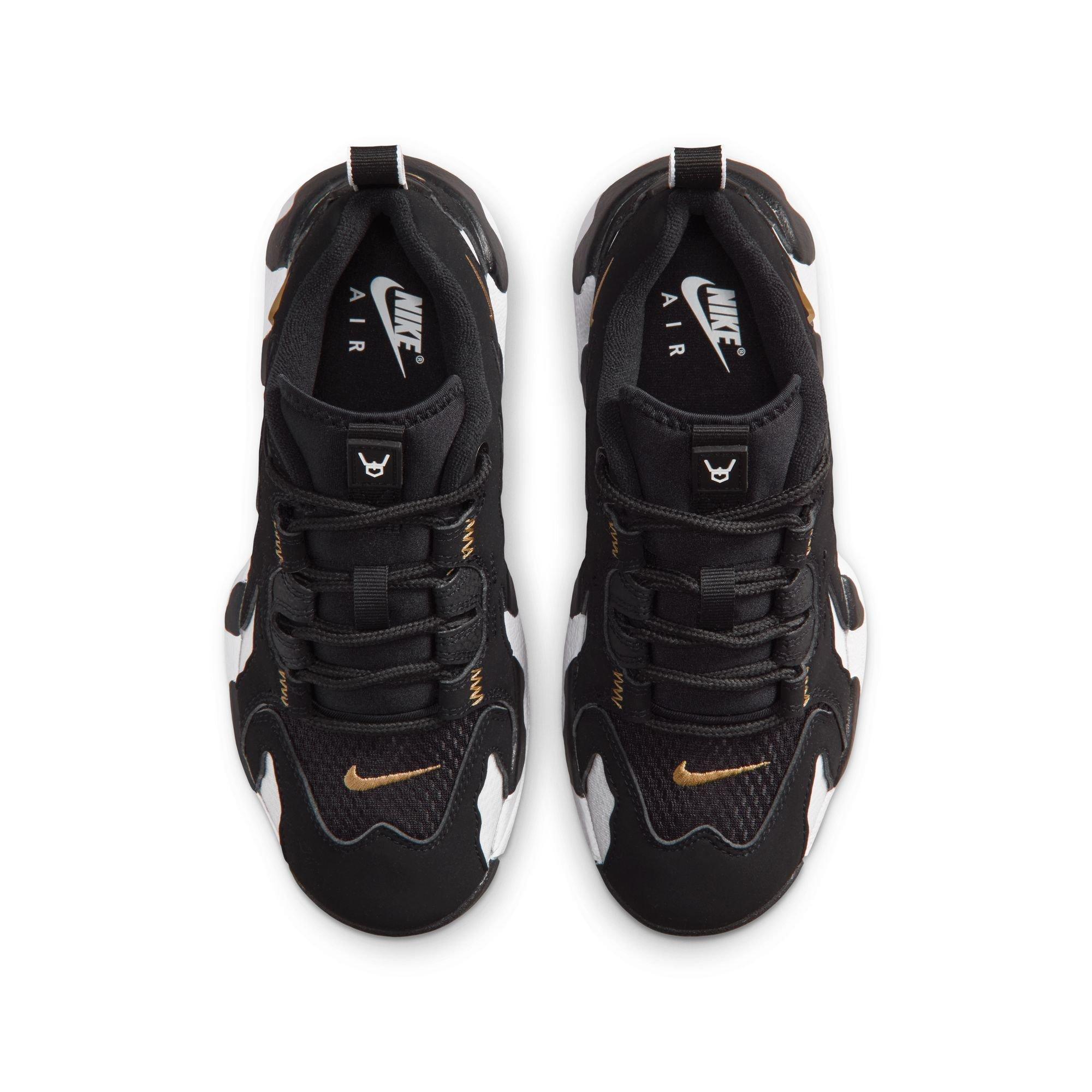 Nike Air DT Max '96 Low "Black/White" Grade School Kids' Shoe - BLACK/METALLIC GOLD/WHITE Thumbnail View 10