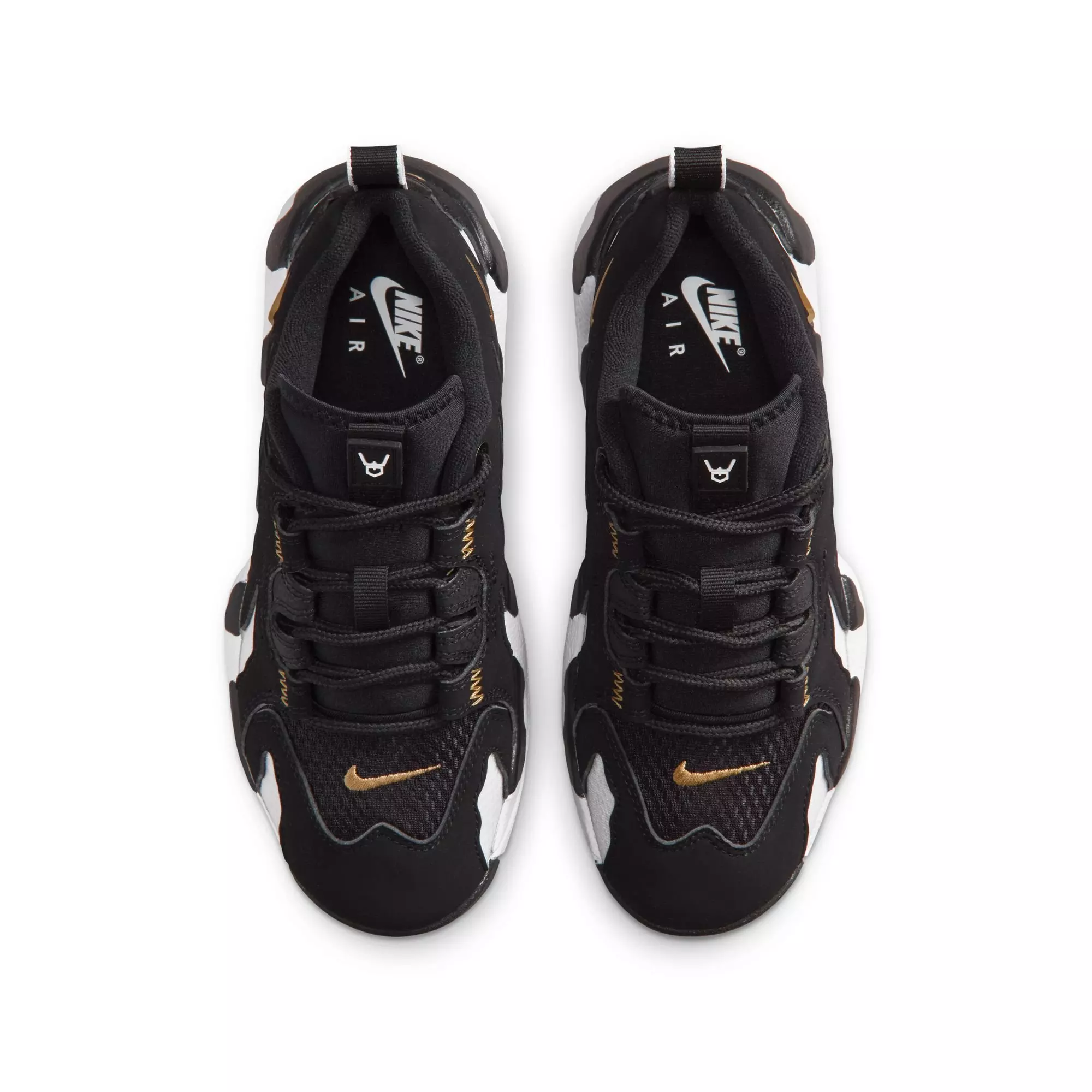 Nike Air DT Max '96 Low "Black/White" Grade School Kids' Shoe - BLACK/METALLIC GOLD/WHITE