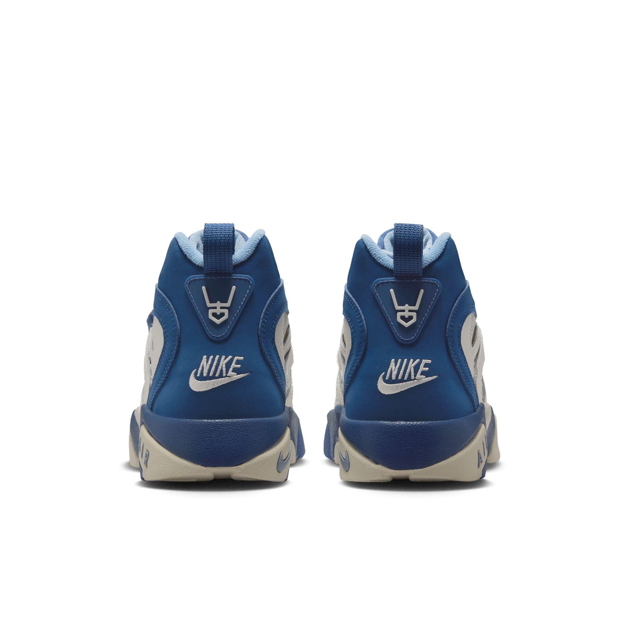 Nike Air Diamond Turf II "Royals" Grade School Kids' Shoe - SAIL/MYSTIC NAVY/BLUE GREY/METALLIC GOLD Thumbnail View 11