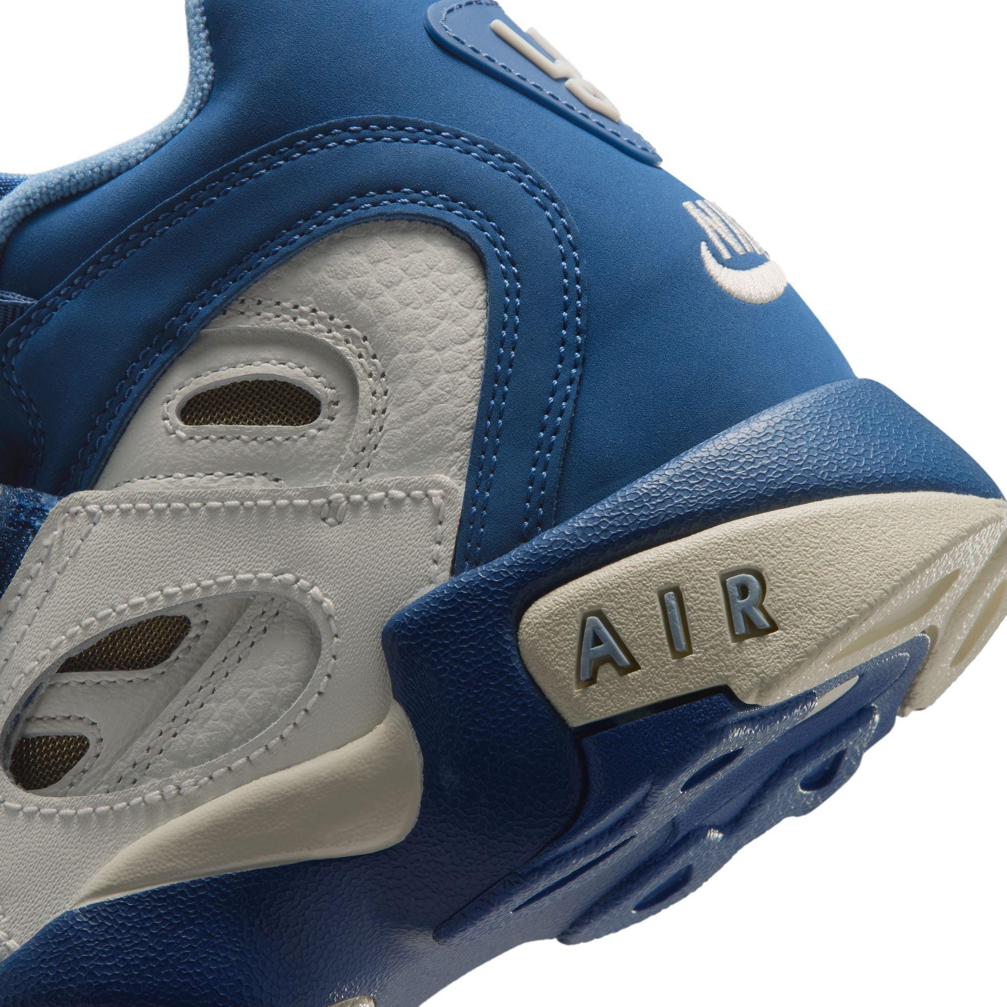 Nike Air Diamond Turf II "Royals" Grade School Kids' Shoe - SAIL/MYSTIC NAVY/BLUE GREY/METALLIC GOLD Thumbnail View 5