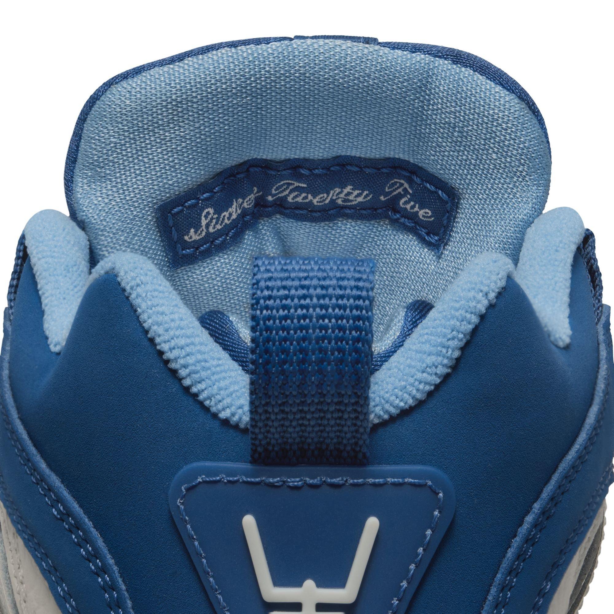 Nike Air Diamond Turf II "Royals" Grade School Kids' Shoe - SAIL/MYSTIC NAVY/BLUE GREY/METALLIC GOLD Thumbnail View 6