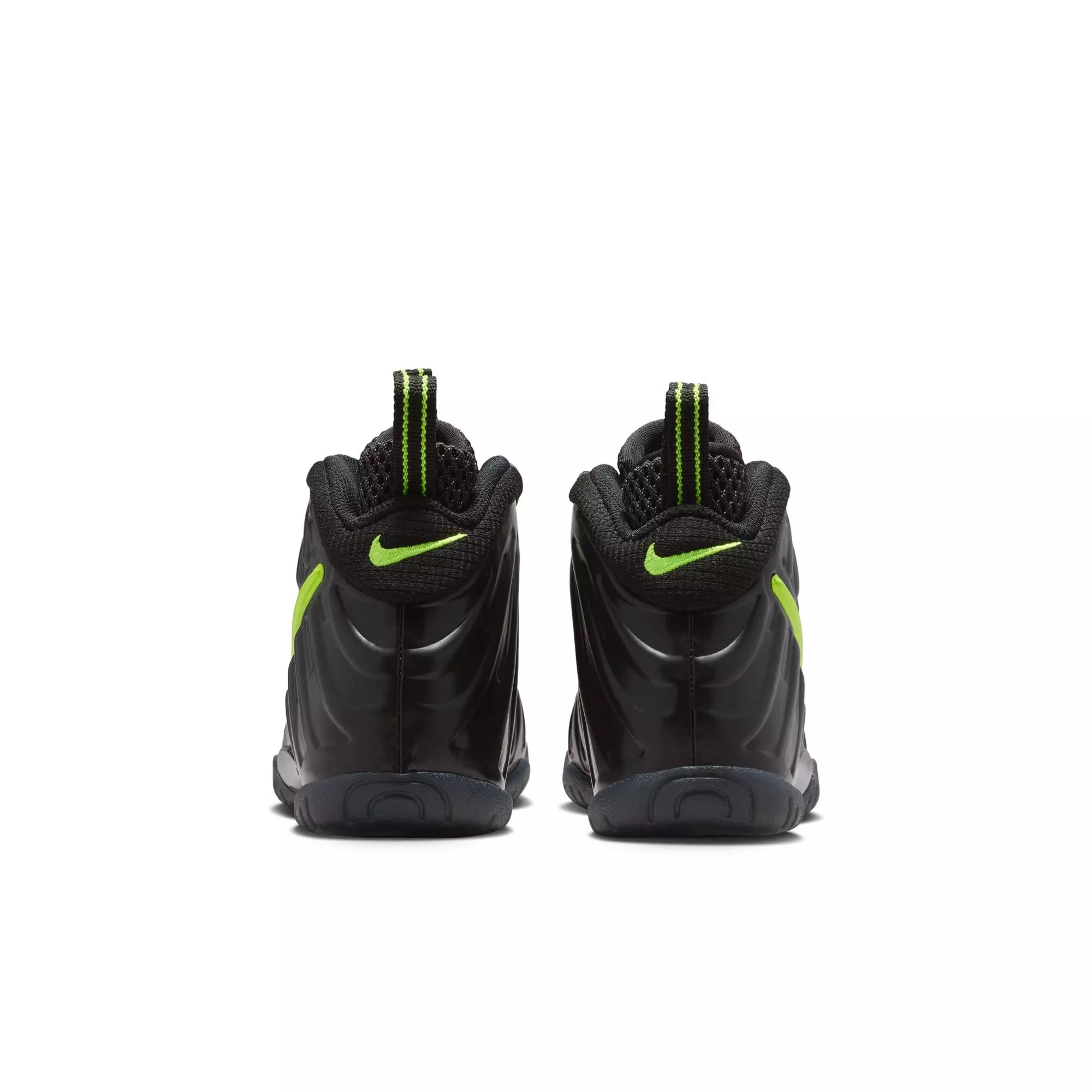 Nike Air Foamposite Pro "Voltage" Preschool Kids' Shoe - BLACK/VOLTAGE YELLOW
