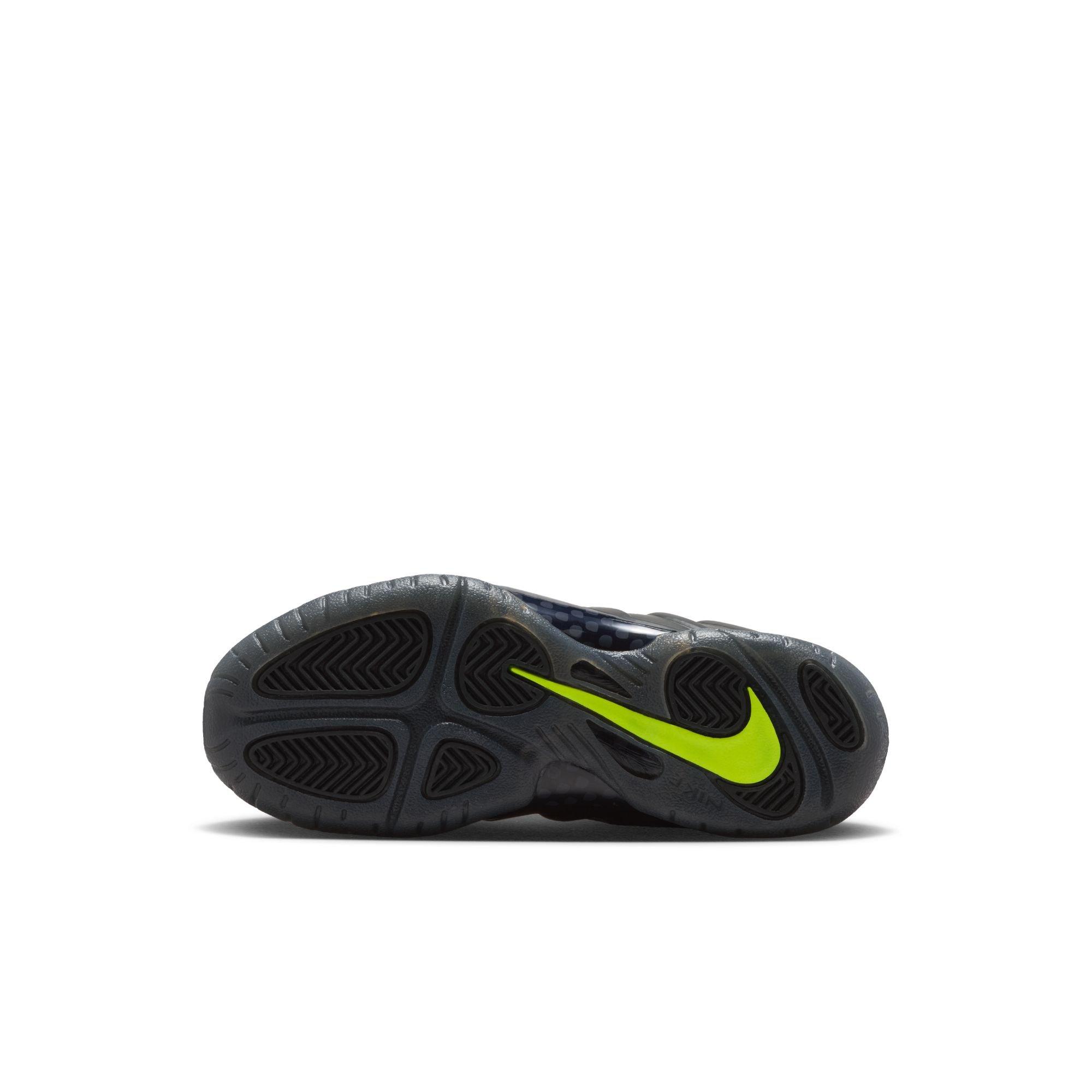 Nike Air Foamposite Pro "Voltage" Preschool Kids' Shoe - BLACK/VOLTAGE YELLOW Thumbnail View 11