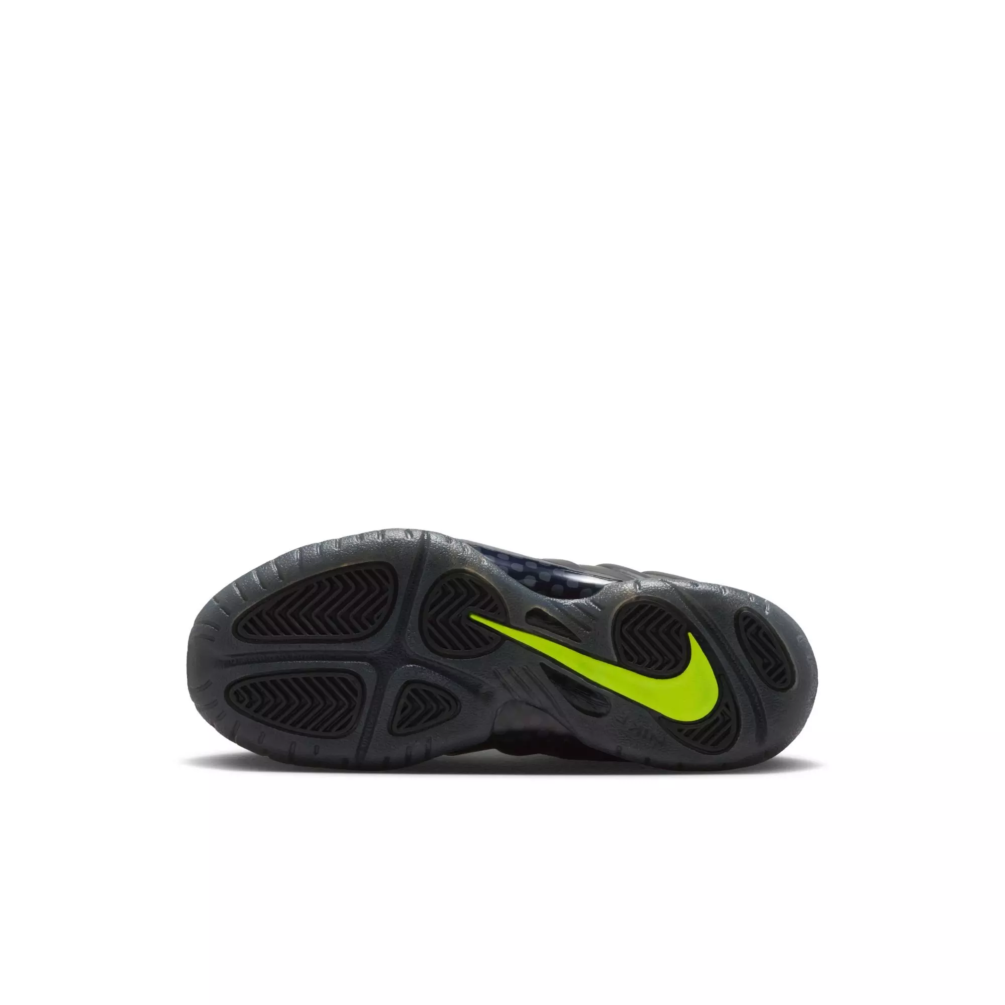 Nike Air Foamposite Pro "Voltage" Preschool Kids' Shoe - BLACK/VOLTAGE YELLOW