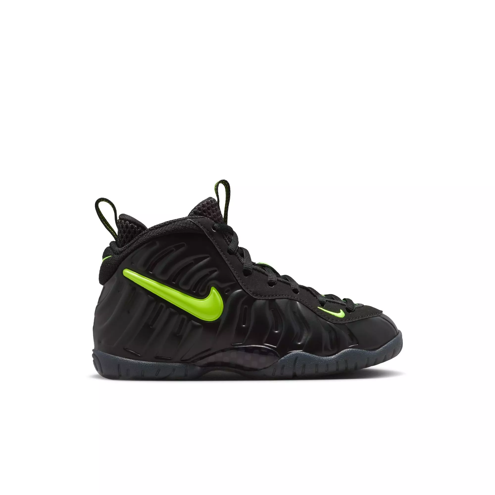 Nike Air Foamposite Pro "Voltage" Preschool Kids' Shoe - BLACK/VOLTAGE YELLOW