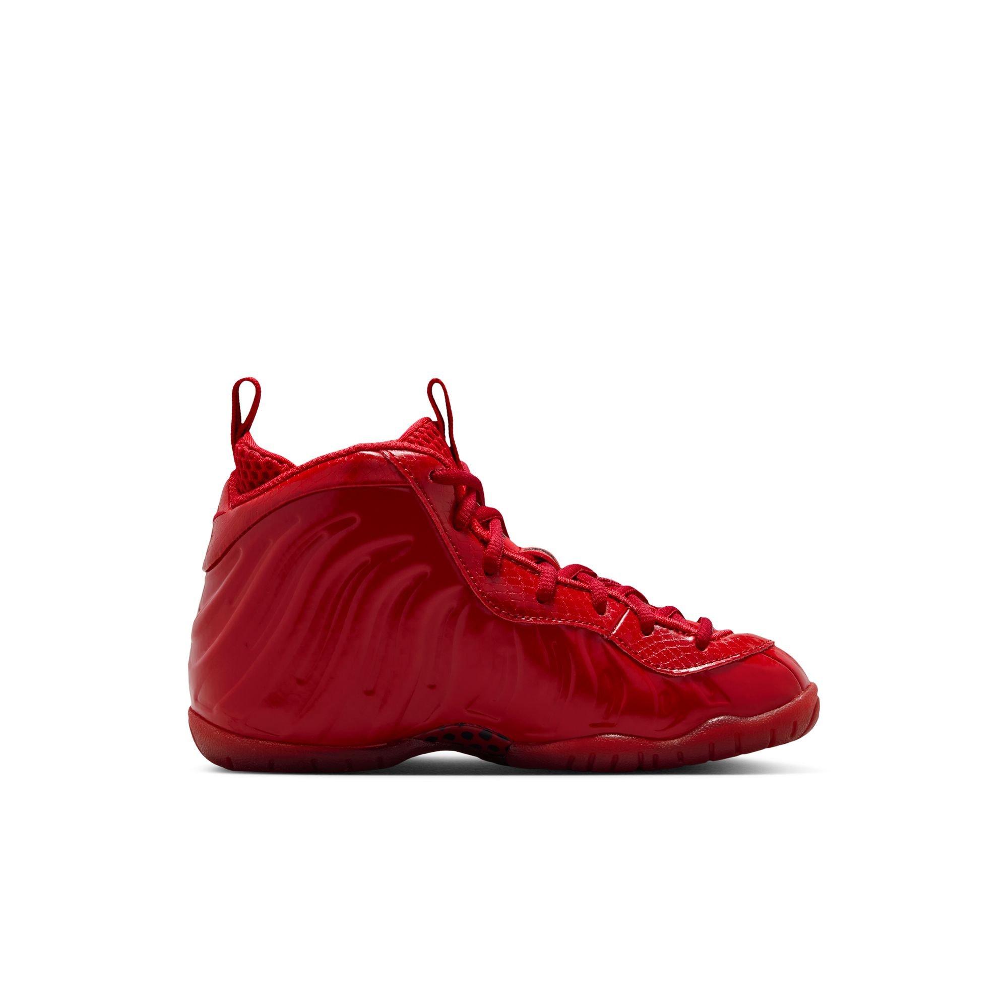 Nike Air Foamposite Pro "Gym Red" Preschool Kids' Shoe - GYM RED/BLACK Thumbnail View 3