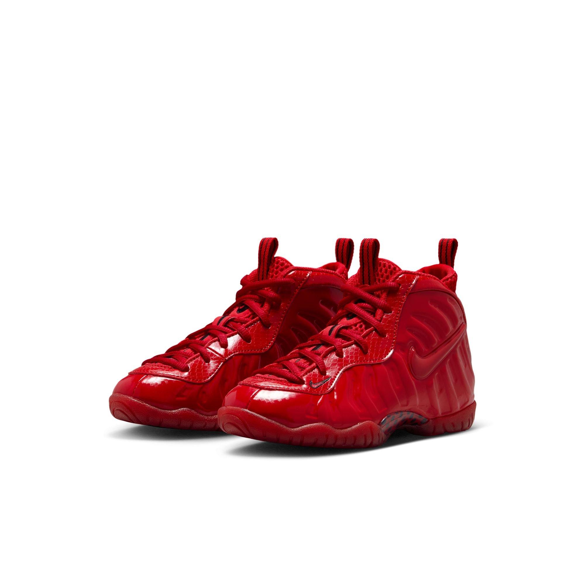 Nike Air Foamposite Pro "Gym Red" Preschool Kids' Shoe - GYM RED/BLACK Thumbnail View 4