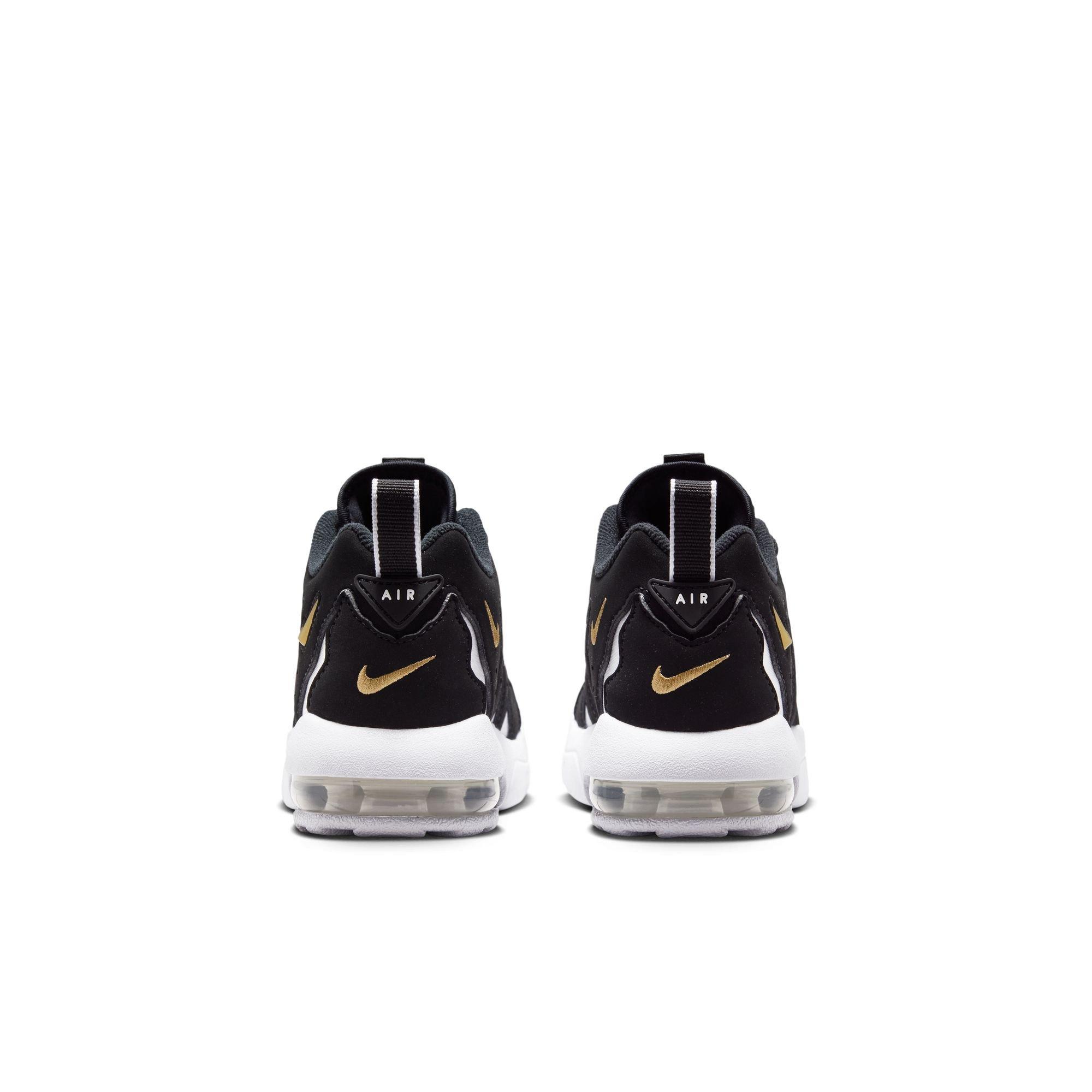 Nike Air DT Max '96 Low "Black/White" Preschool Kids' Shoe - BLACK/METALLIC GOLD/WHITE Thumbnail View 9
