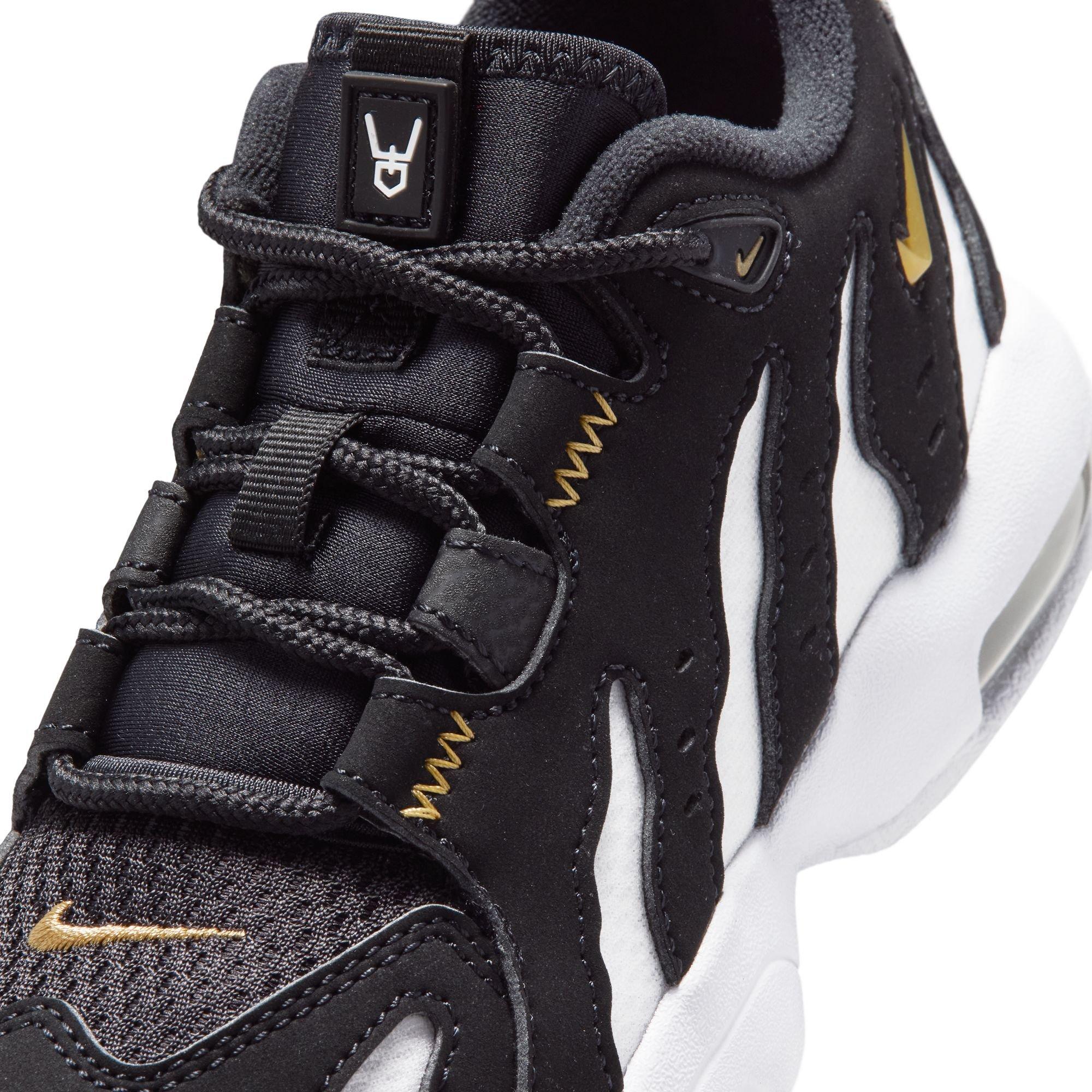 Nike Air DT Max '96 Low "Black/White" Preschool Kids' Shoe - BLACK/METALLIC GOLD/WHITE Thumbnail View 5